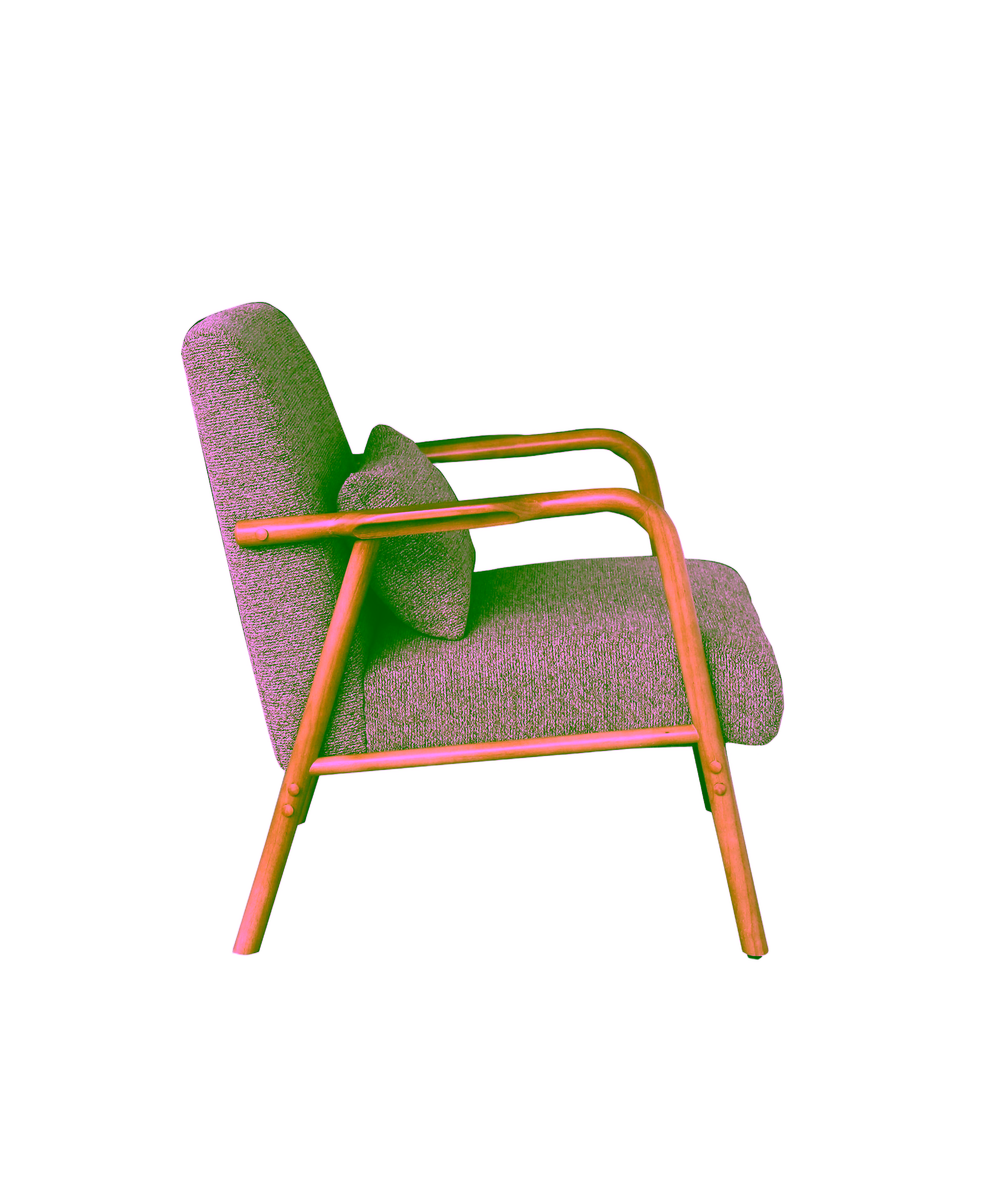 Dove Armchair, Brown image 2