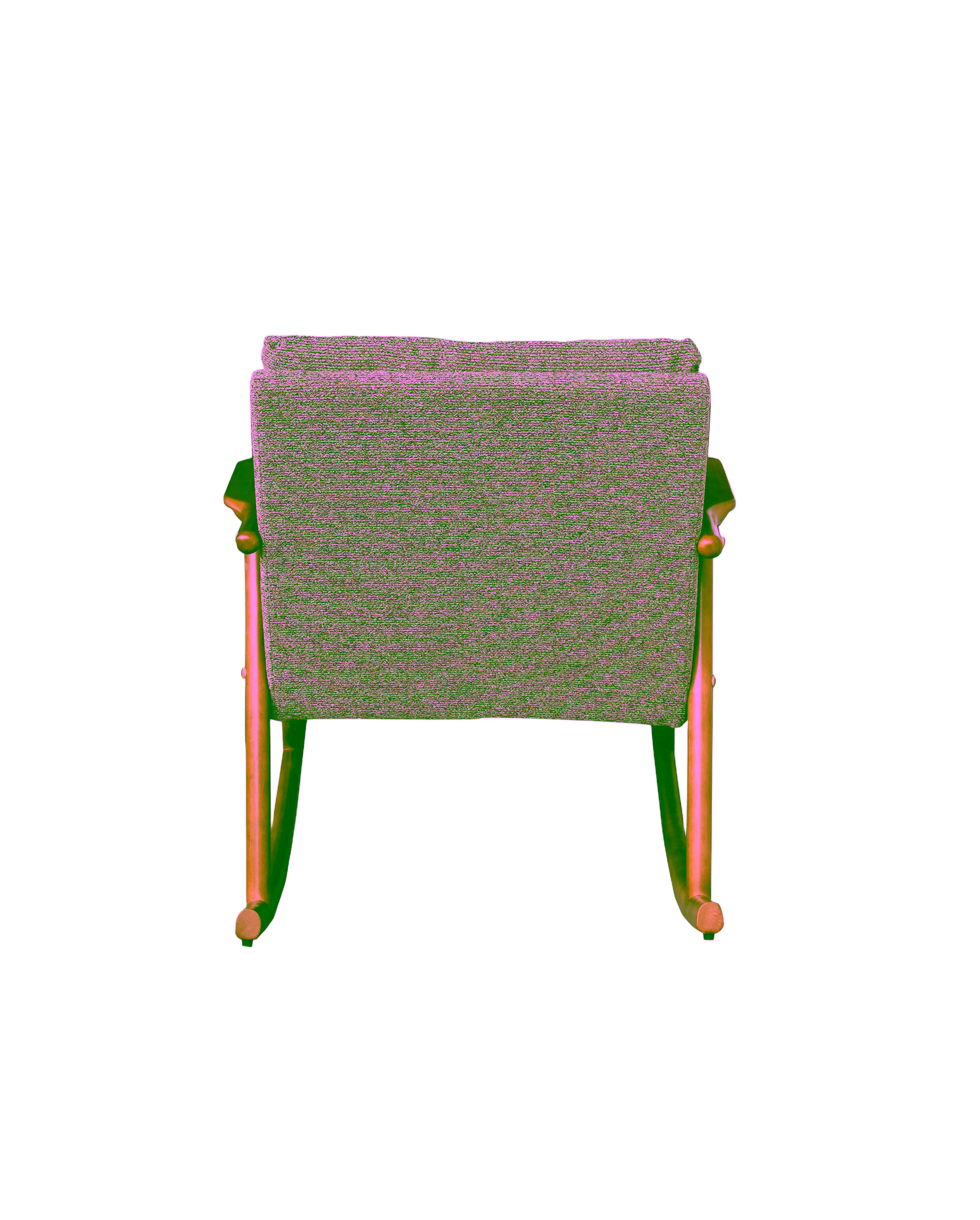 Swan Rocking Chair, Brown image 6