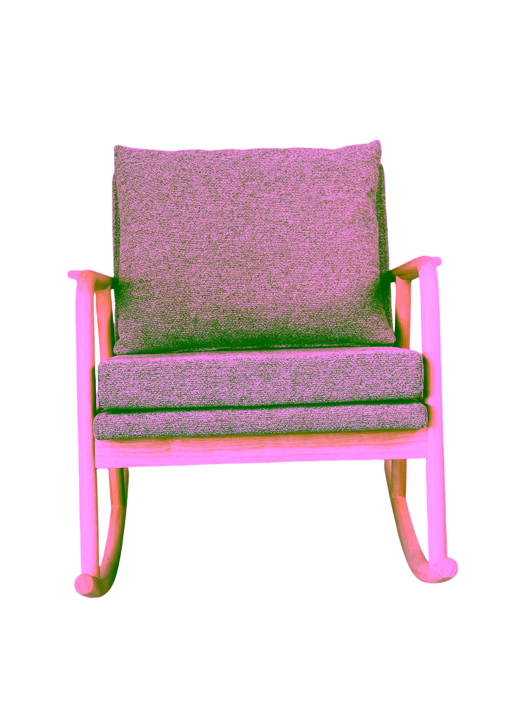 Swan Rocking Chair, Brown image 5