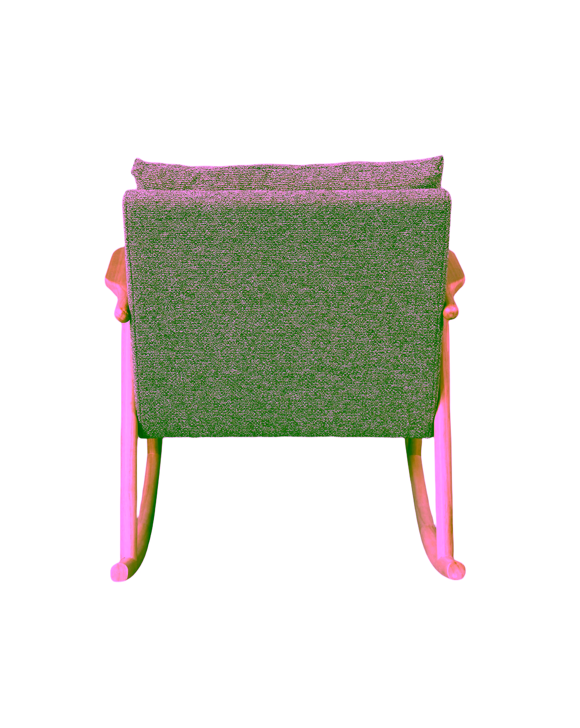 Swan Rocking Chair, Brown image 7