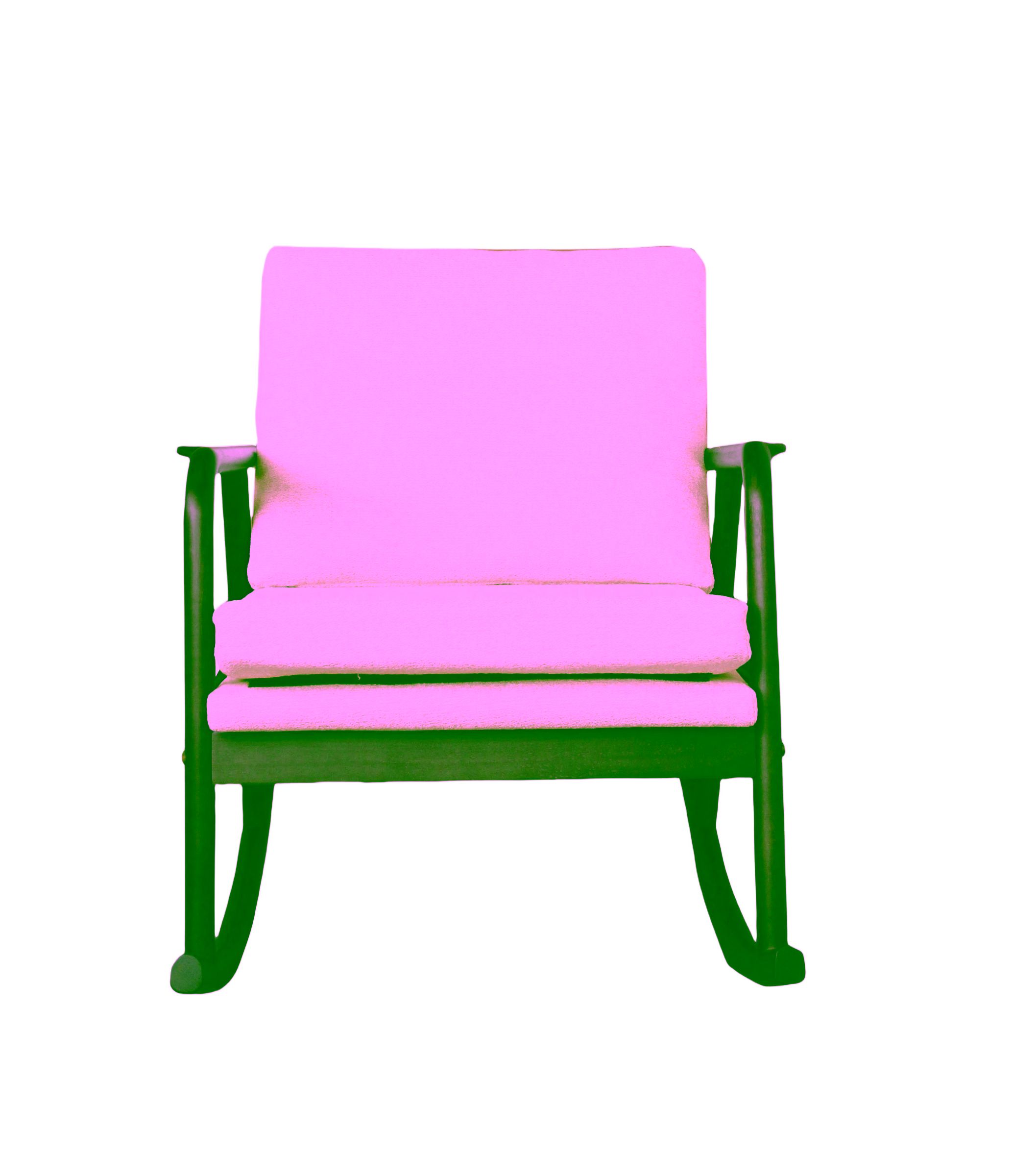 Swan Rocking Chair, Beige image 3