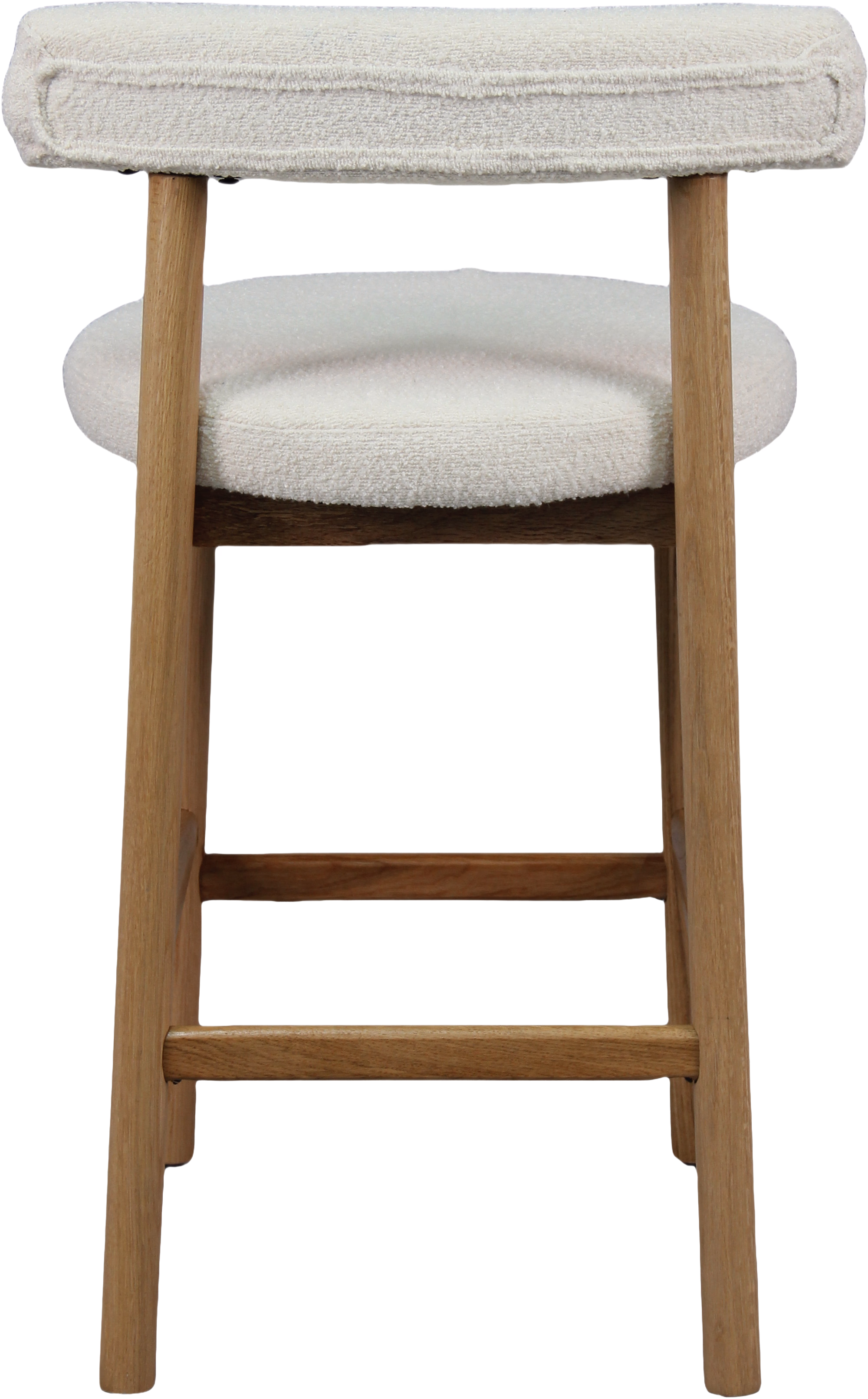 Merida Bar Stool, White, Beige image 3