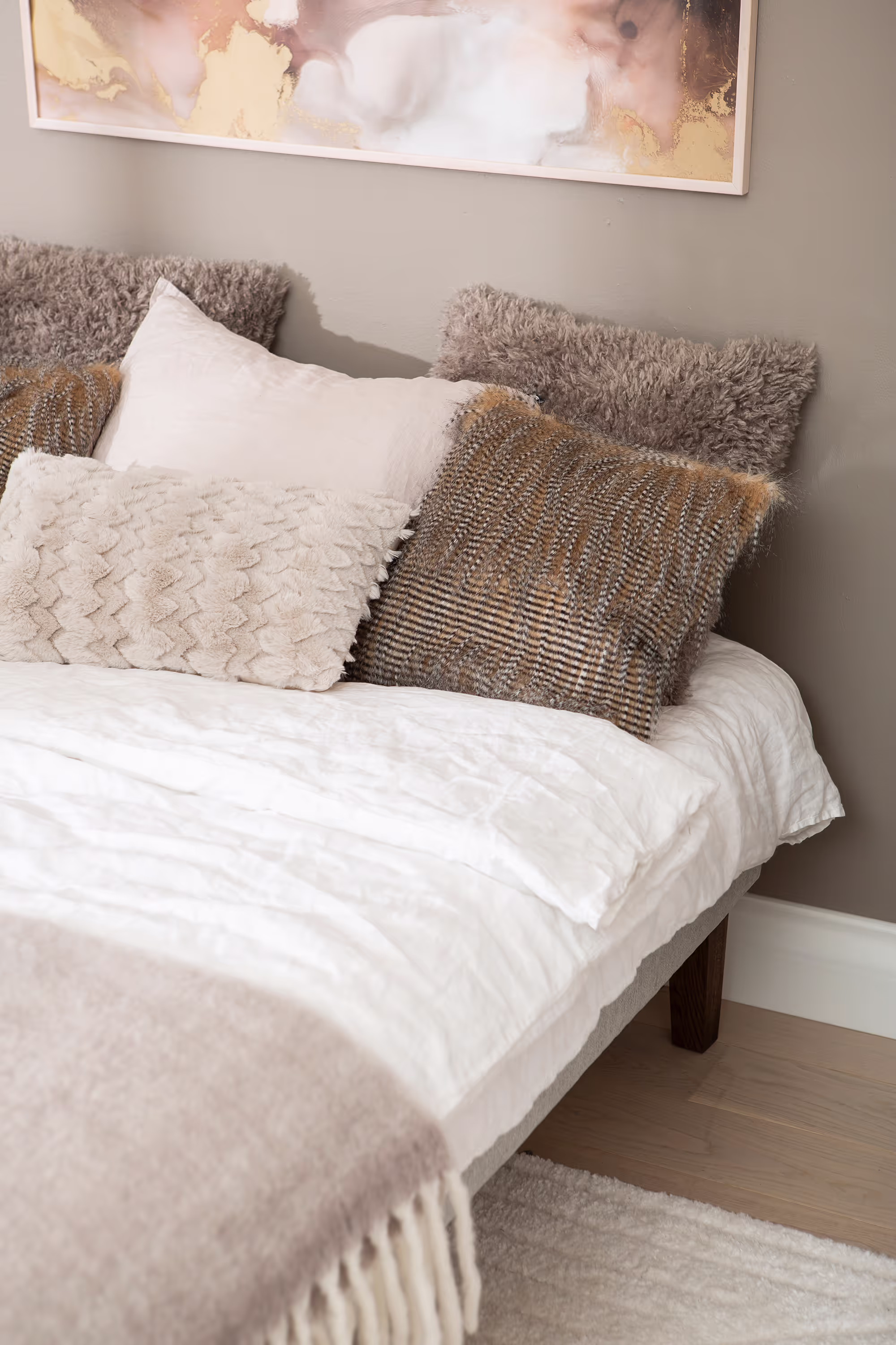 Moon Silver divan bed 120x200, pocket 5-zone. Primo 84 light grey thumbnail