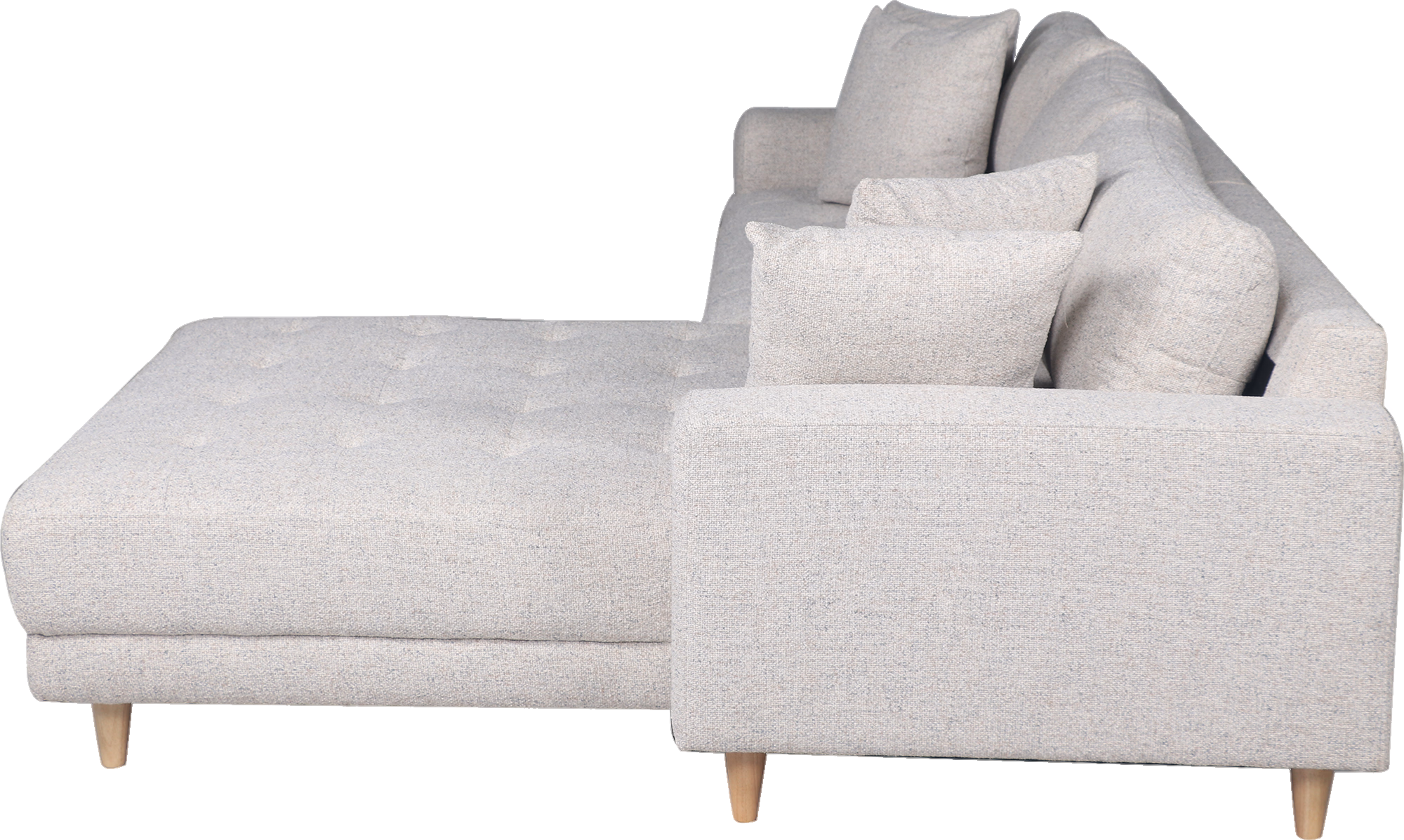 Aava Chaise Sofa, Beige image 11