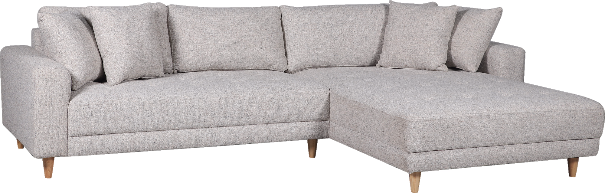 Aava Chaise Sofa, Beige image 2