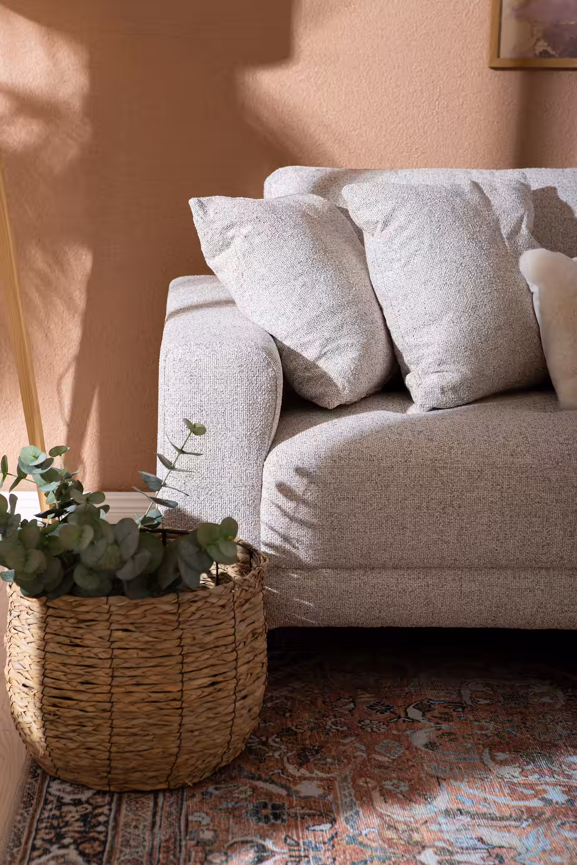Aava Chaise Sofa, Beige image 8