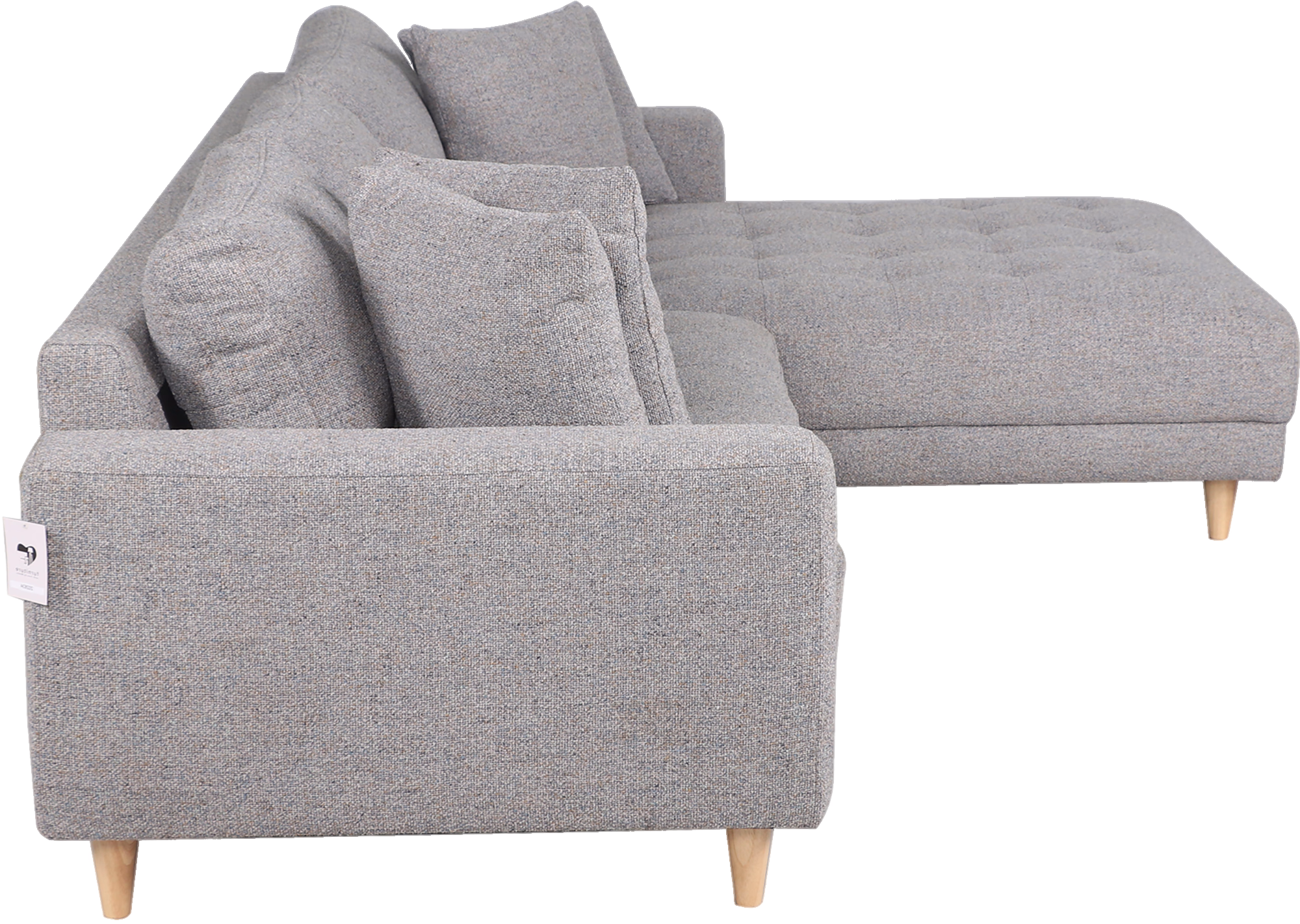 Aava Chaise Sofa, Grey image 13