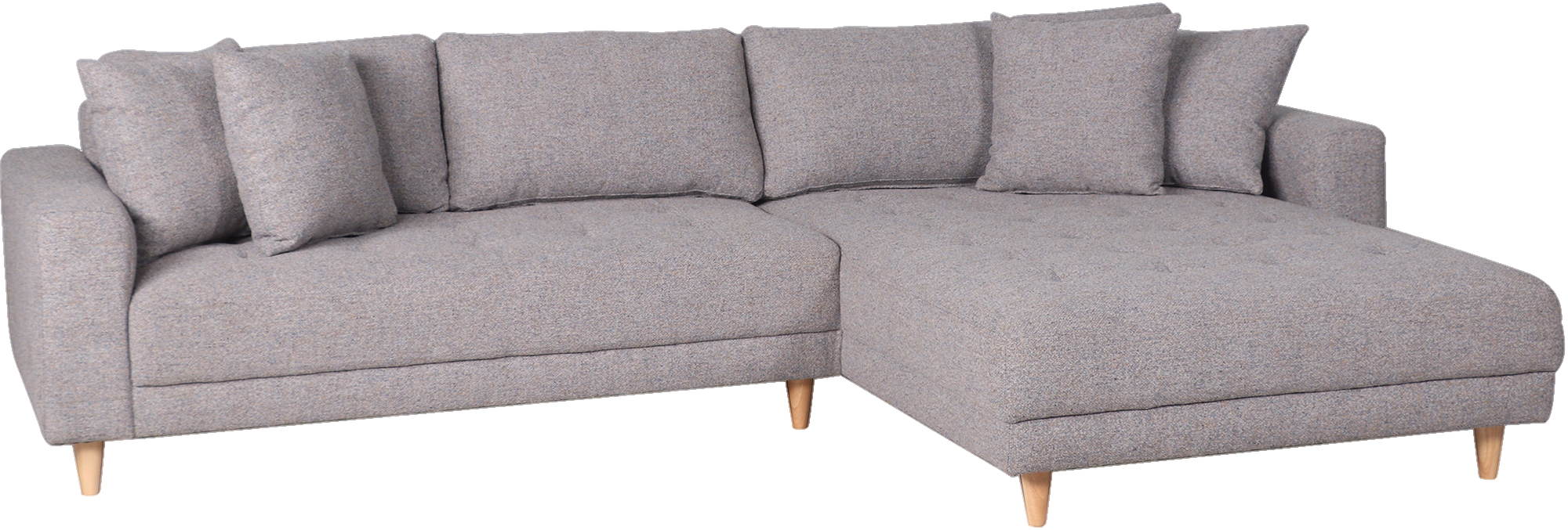 Aava Chaise Sofa, Grey image 2