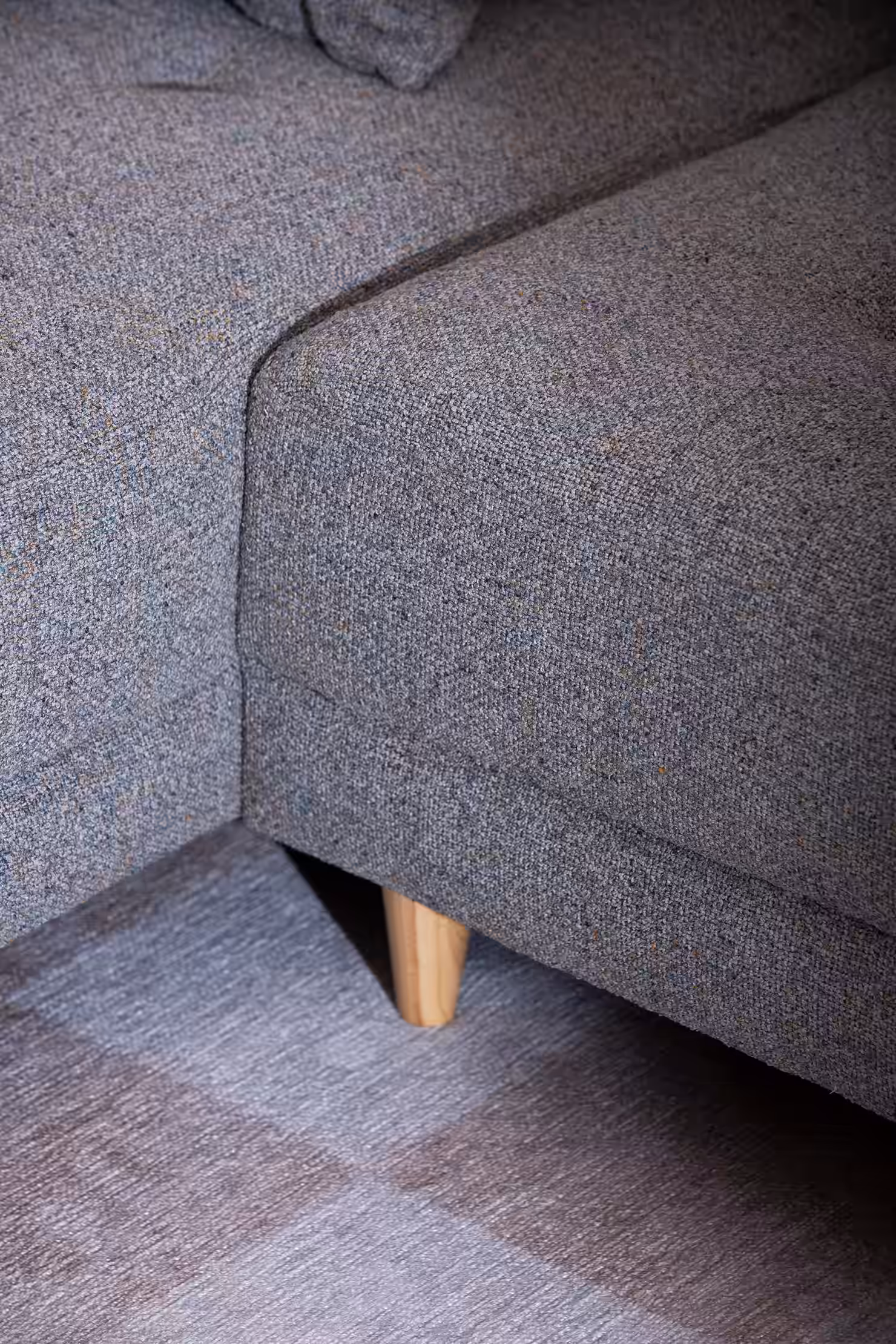Aava Chaise Sofa, Grey image 9