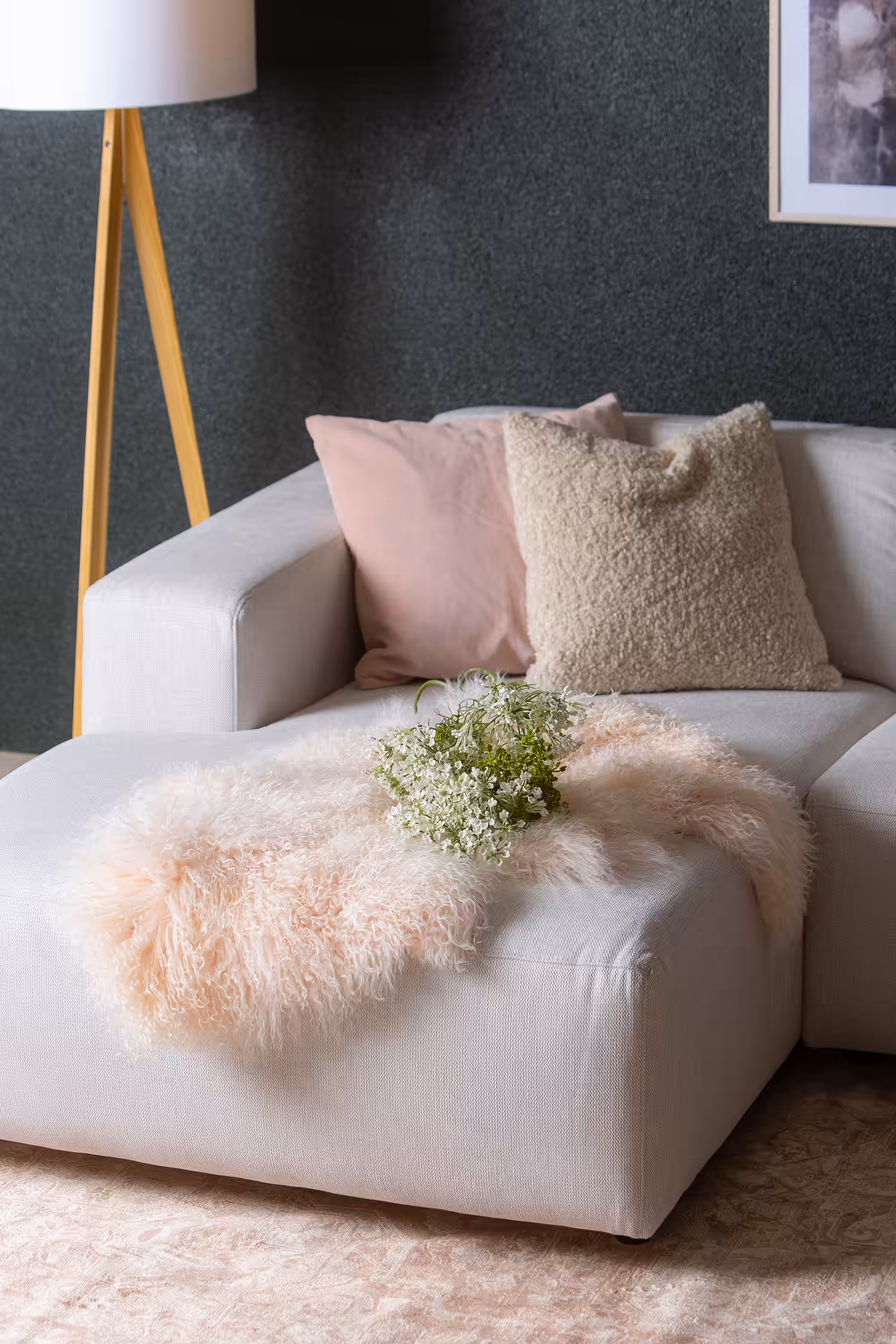 Lugo Chaise Sofa, Beige image 7