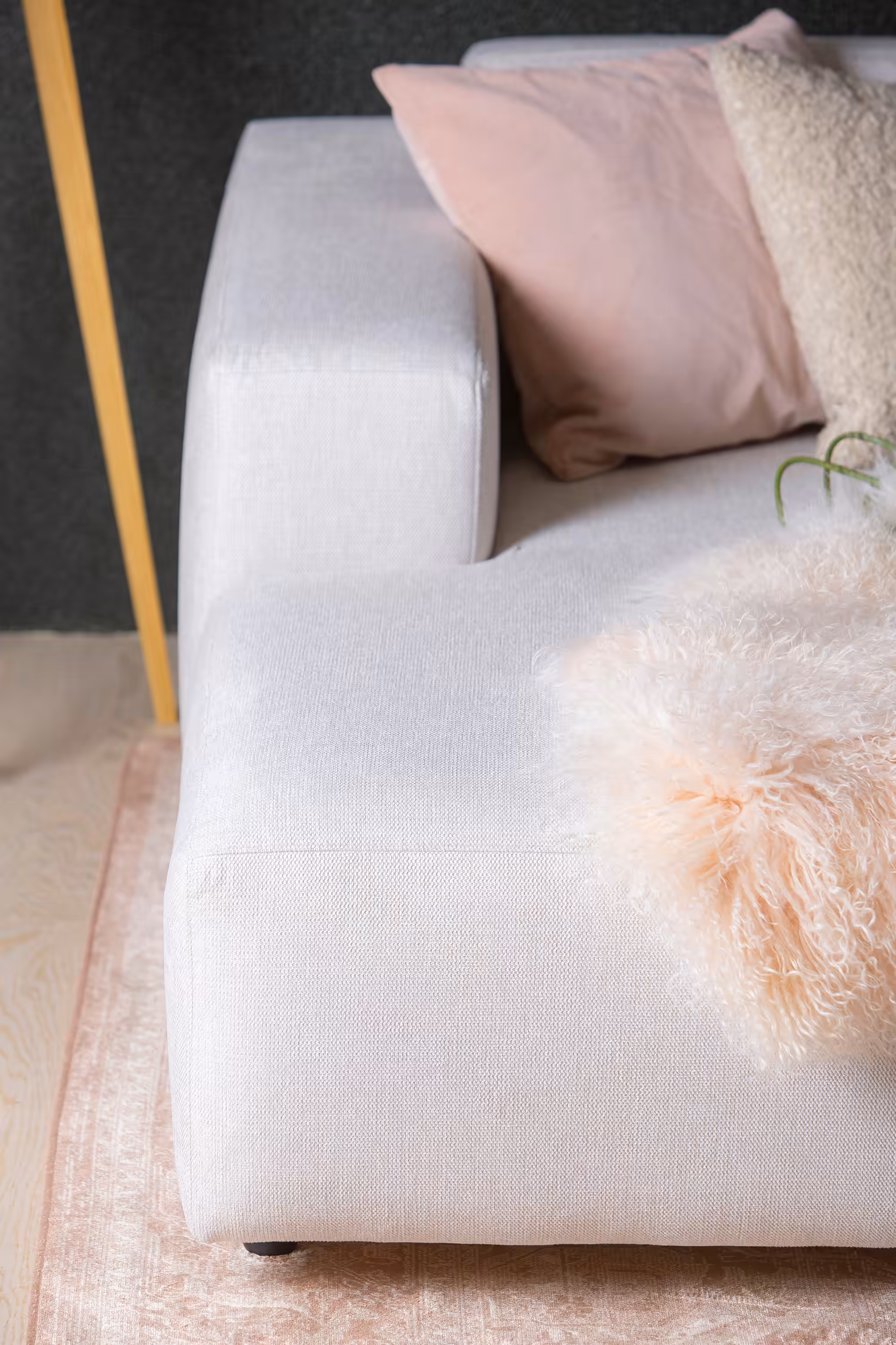Lugo Chaise Sofa, Beige image 9