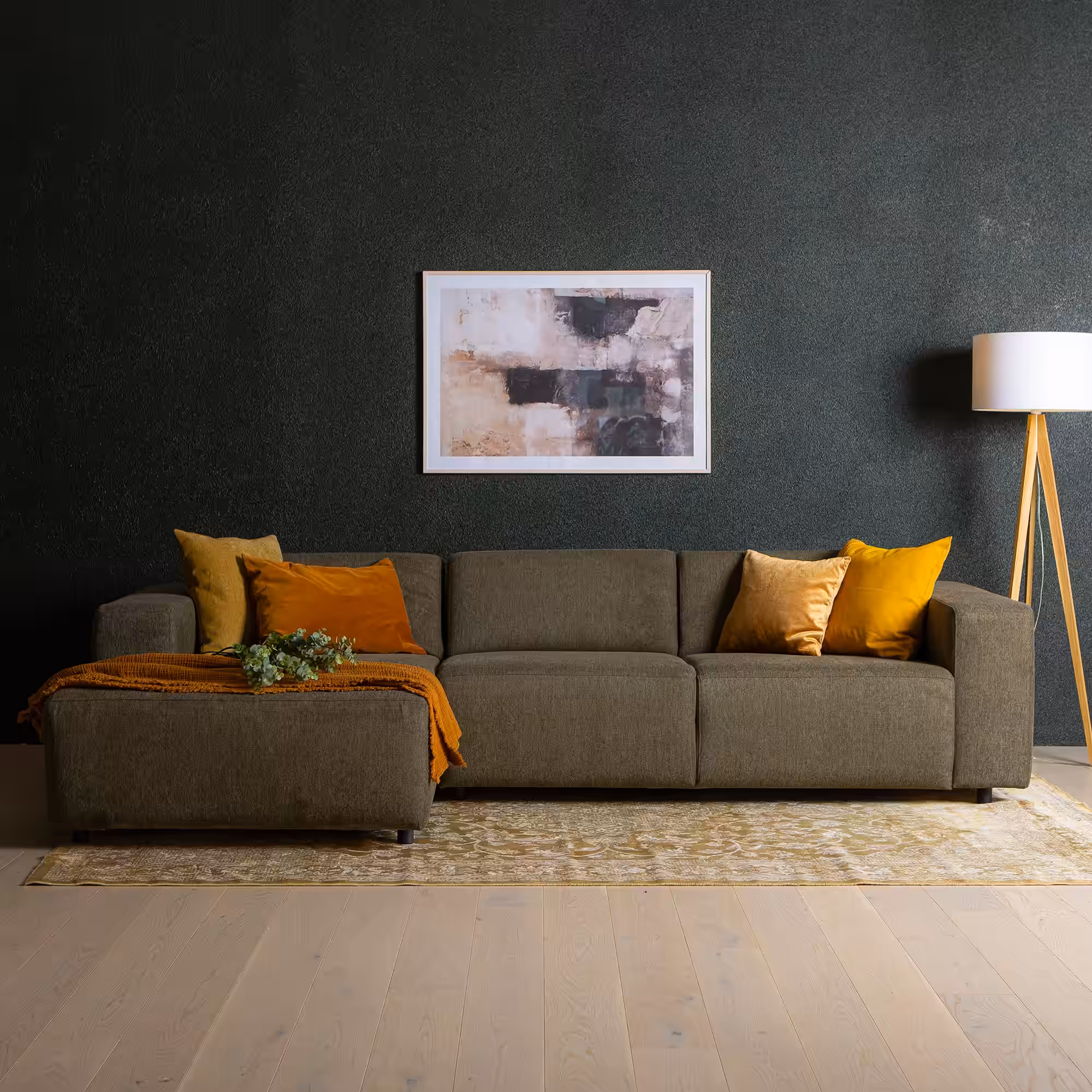 Lugo Chaise Sofa, Green image 3