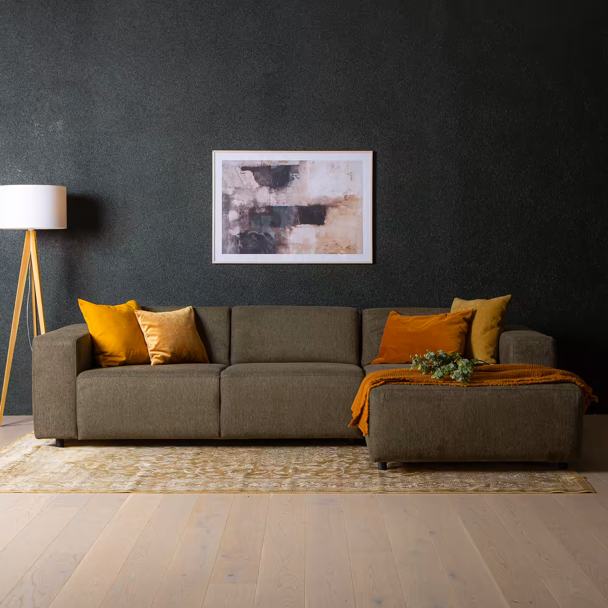 Lugo Chaise Sofa, Green image 3
