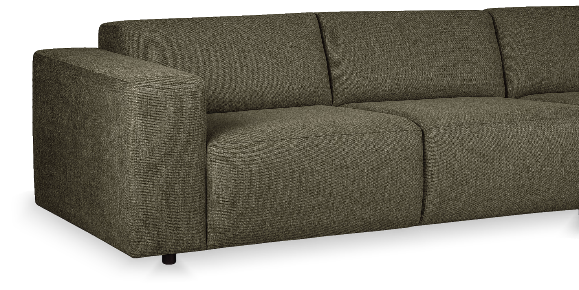 Lugo Chaise Sofa, Green