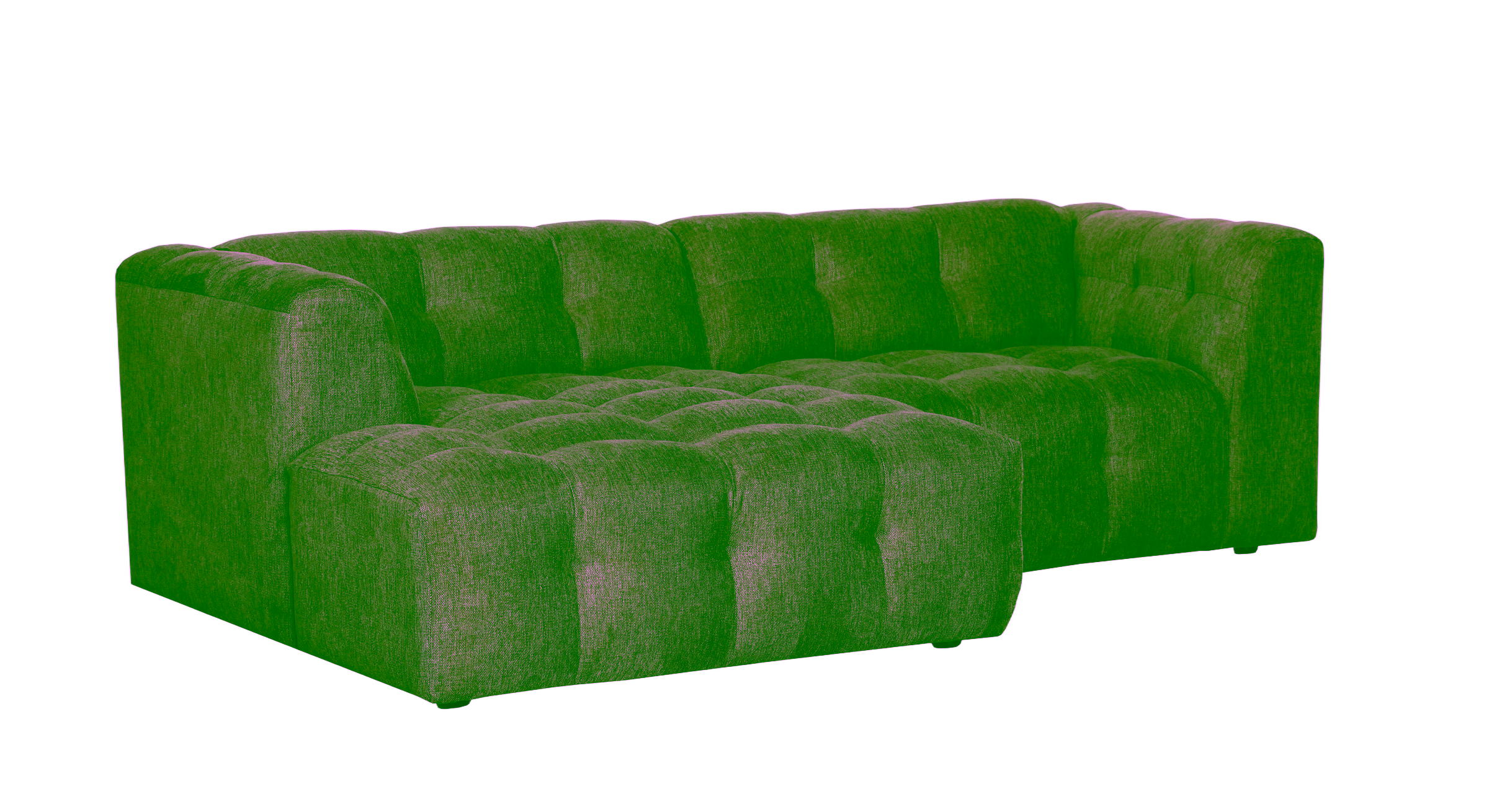 Sparkle Chaise Sofa, Beige image 2