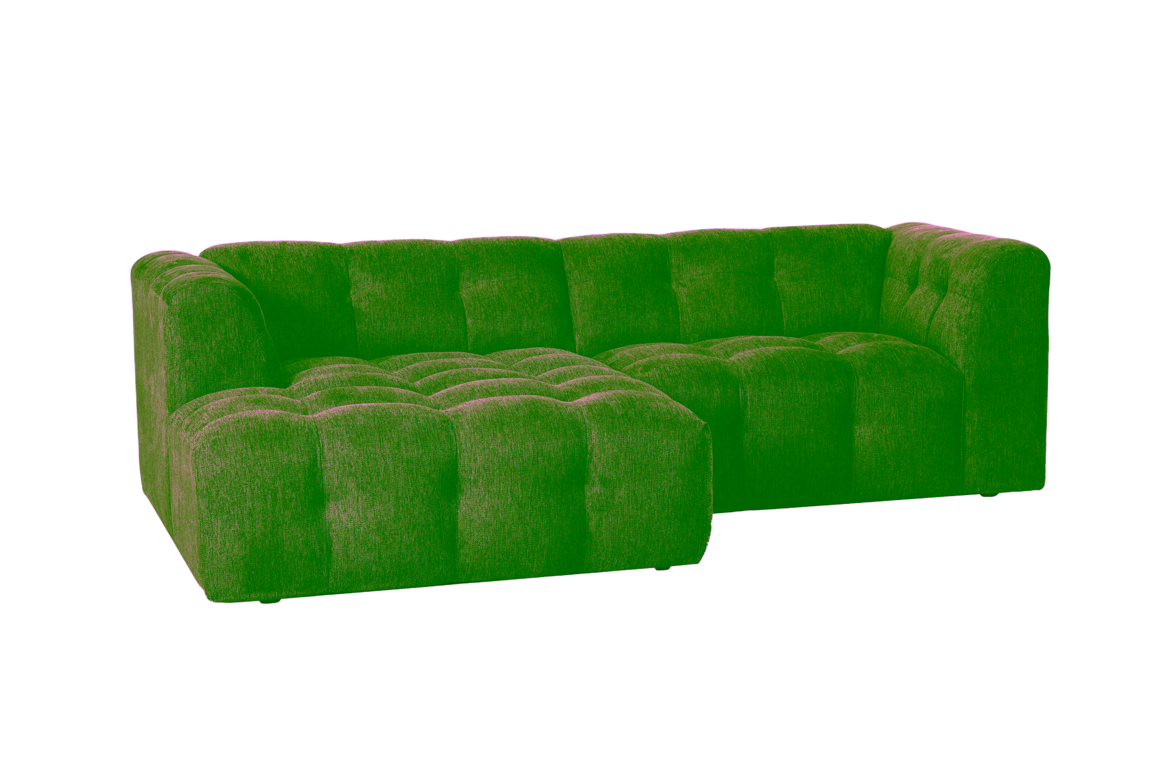 Sparkle Chaise Sofa, Green image 2