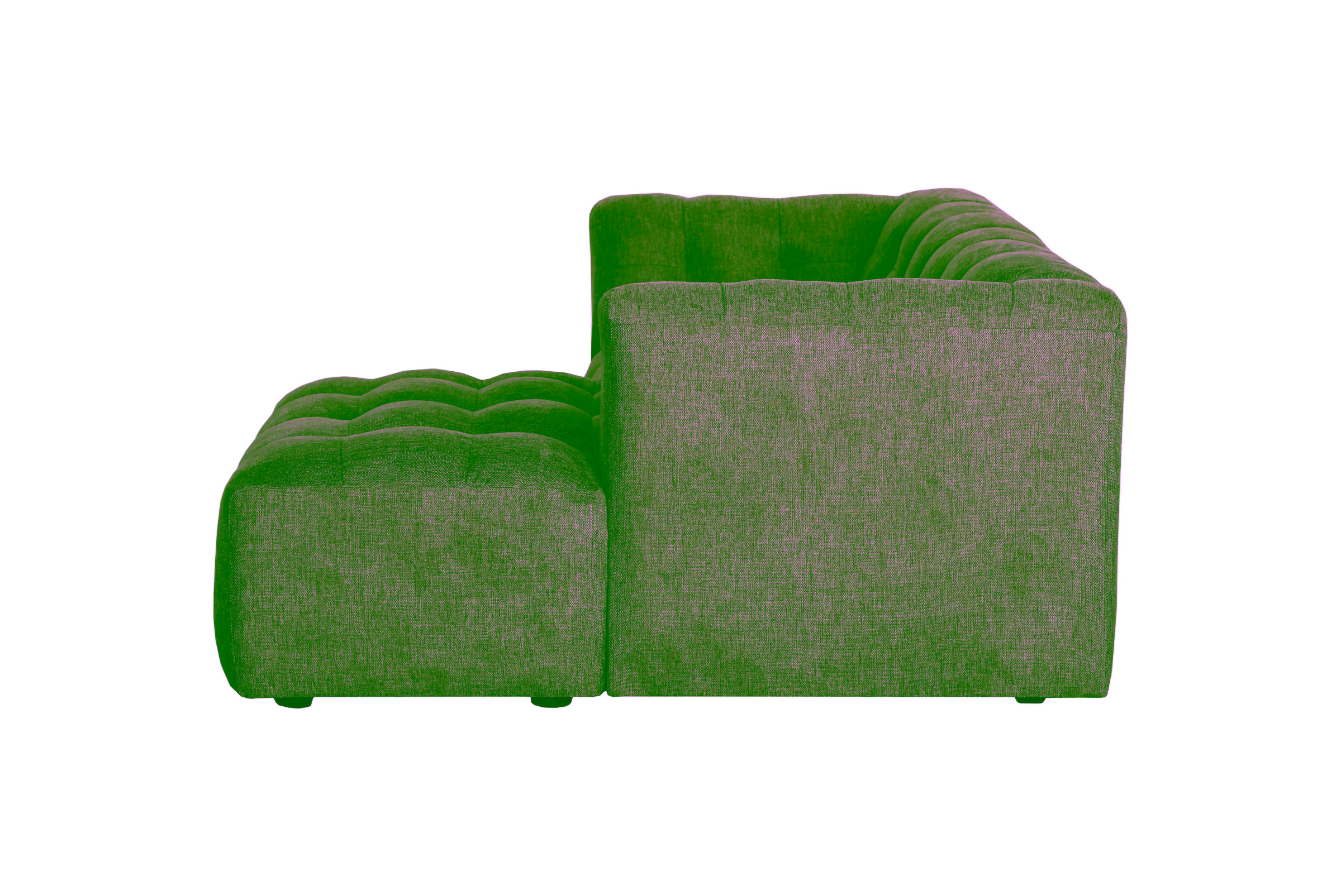 Sparkle Chaise Sofa, Beige image 3