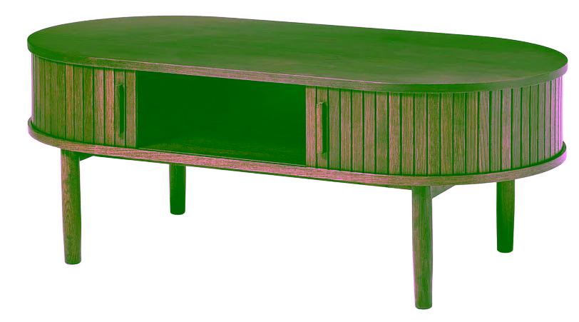 Meta Coffee Table, Brown image 2