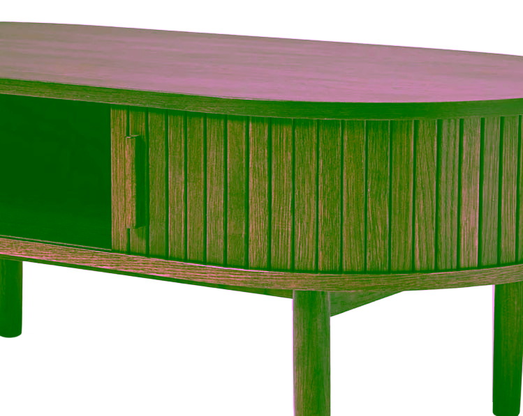 Meta Coffee Table, Brown image 3