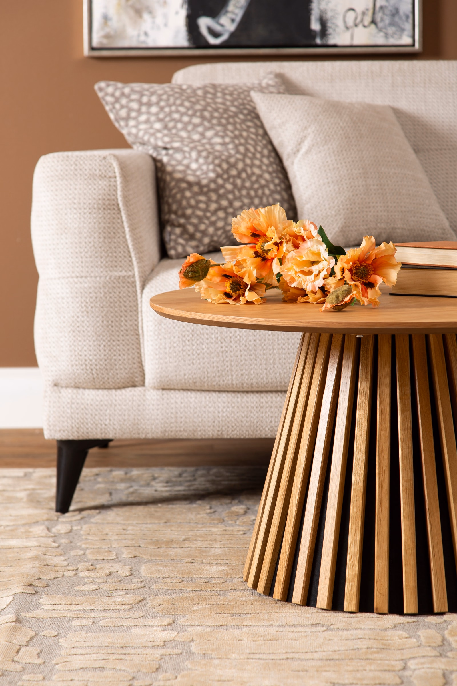 Metz Coffee Table, Beige image 5