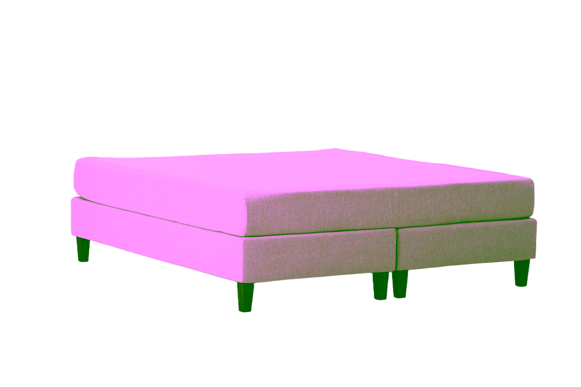 Moon Gold Continental Bed, Beige