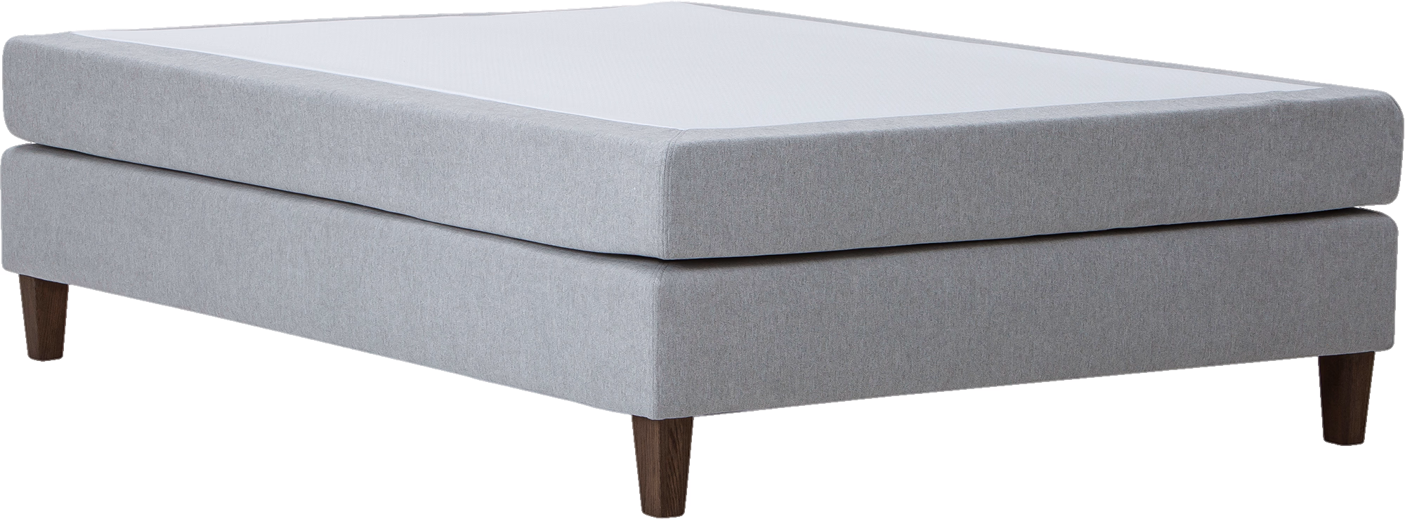 Moon Silver continental bed, Grey image 2