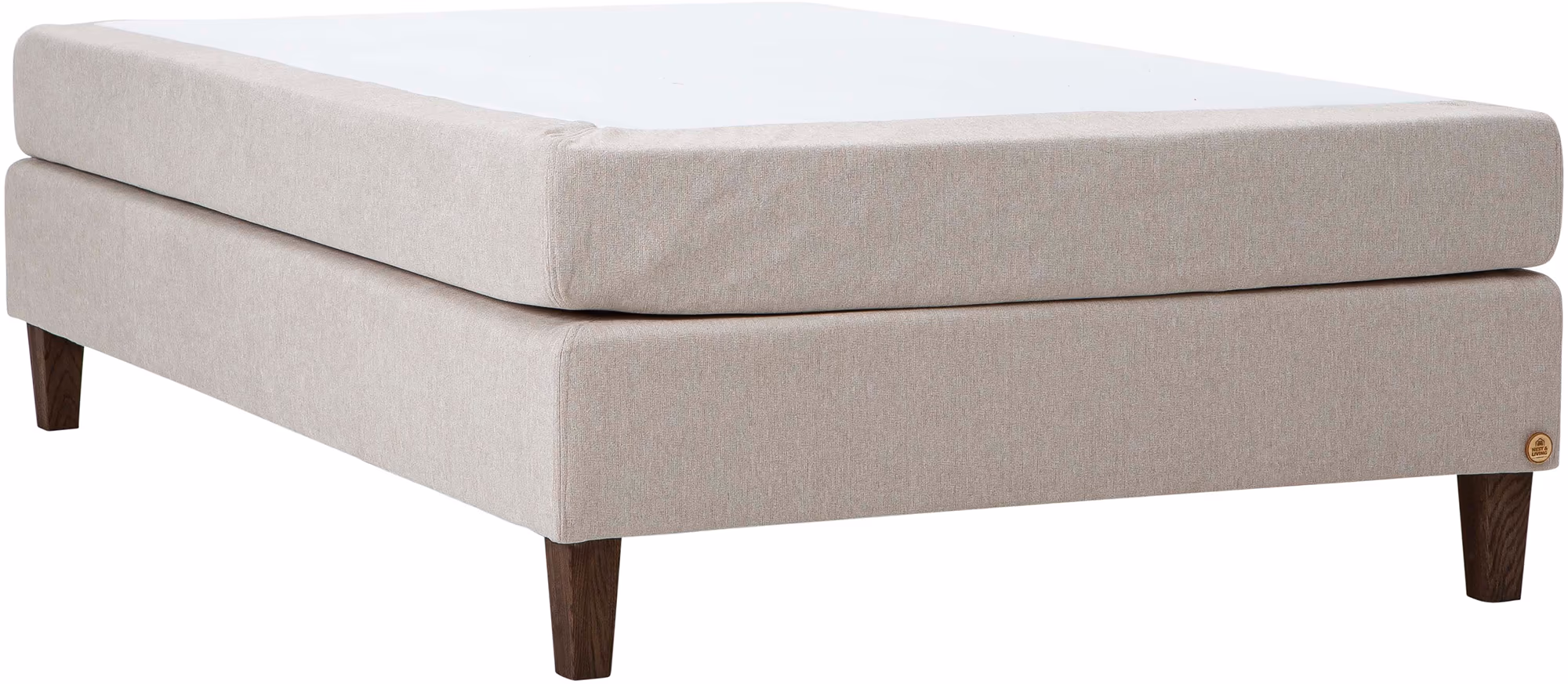 Moon Silver continental bed, Beige image 10
