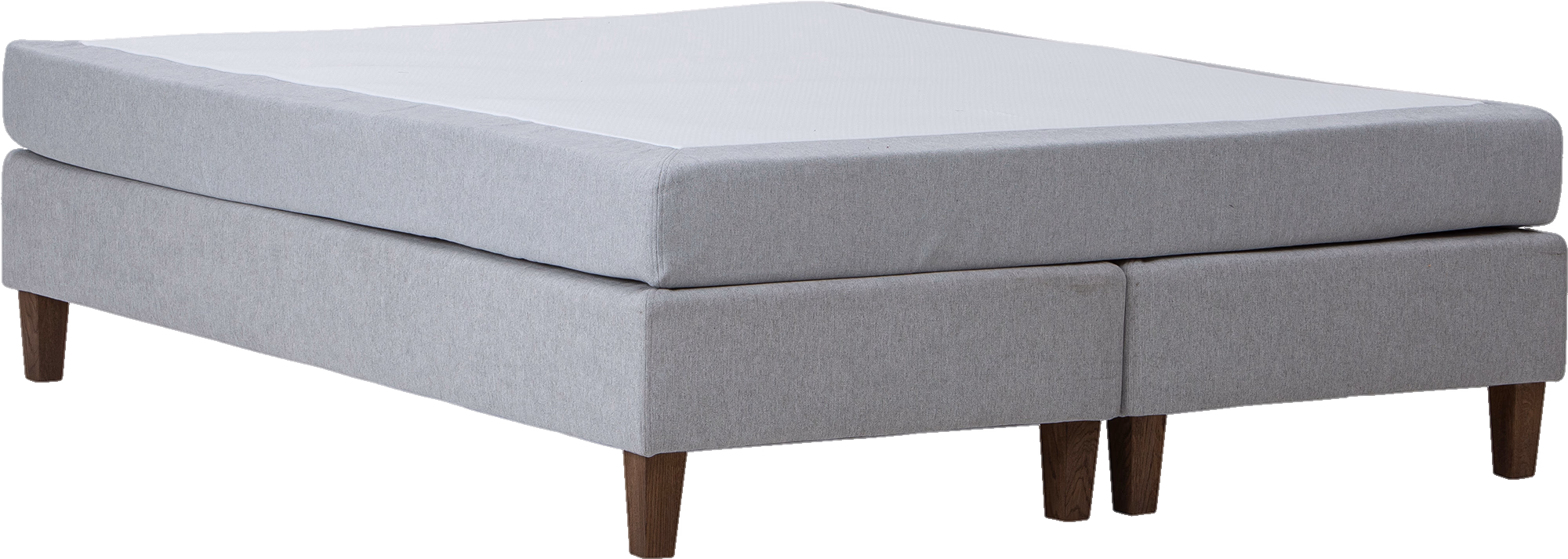 Moon Silver continental bed, Grey image 2