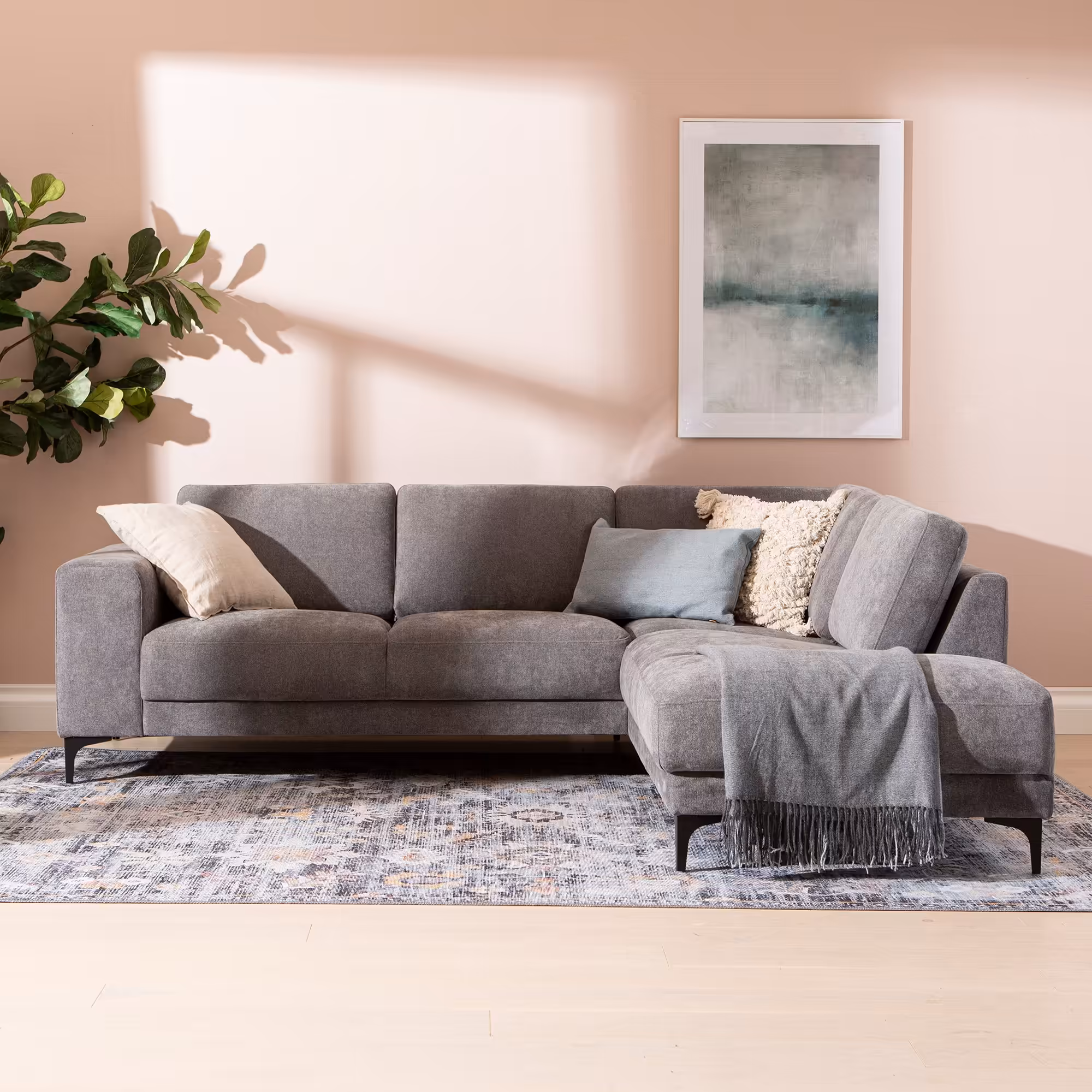 Westcoast Corner Sofa, Grey