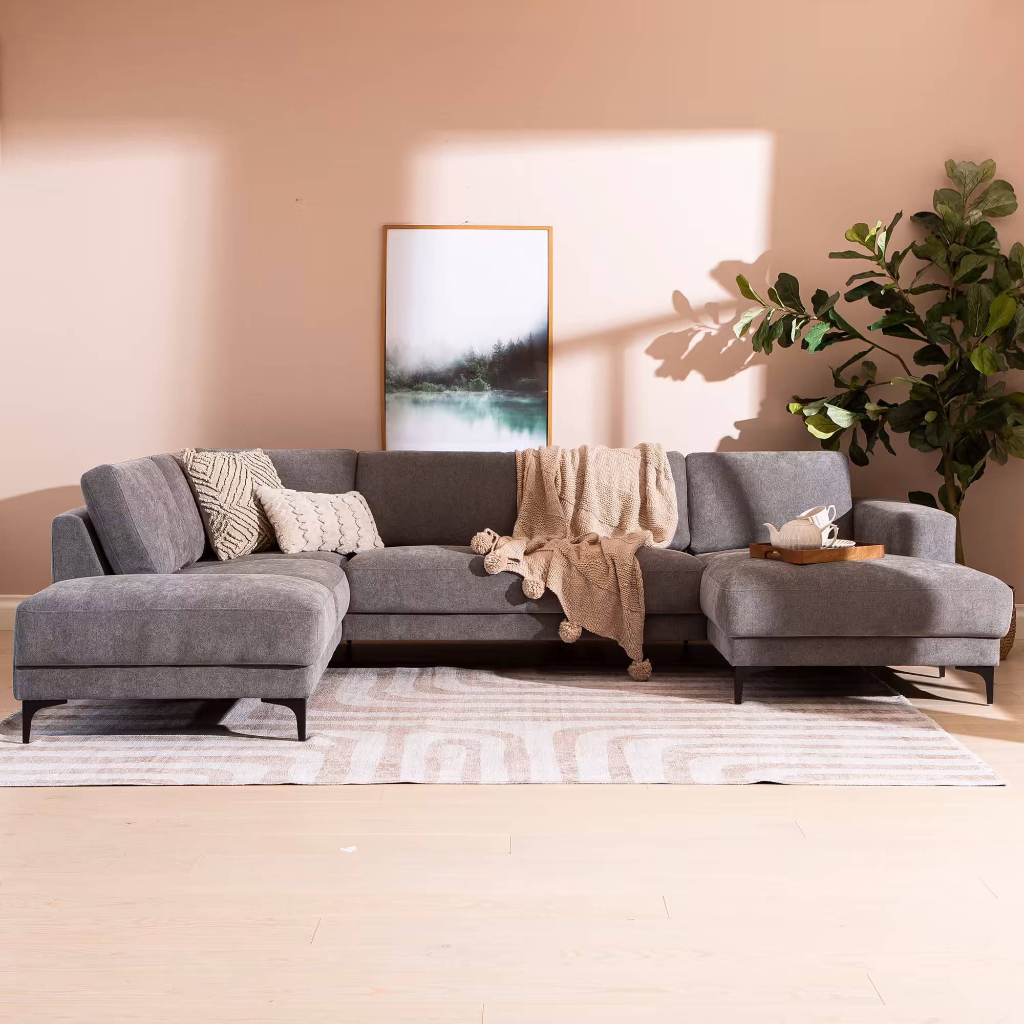 Westcoast Corner Sofa, Grey