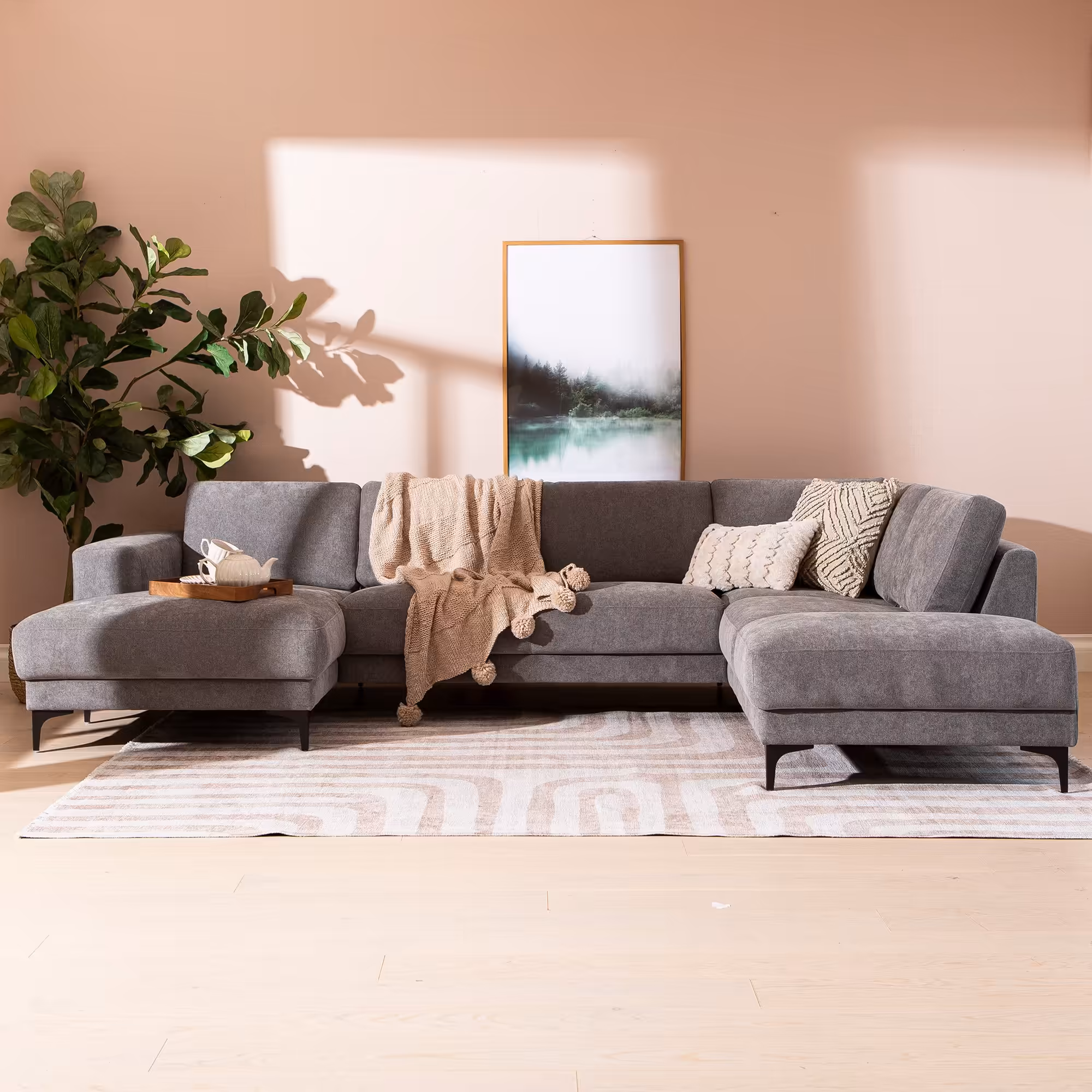 Westcoast Corner Sofa, Grey