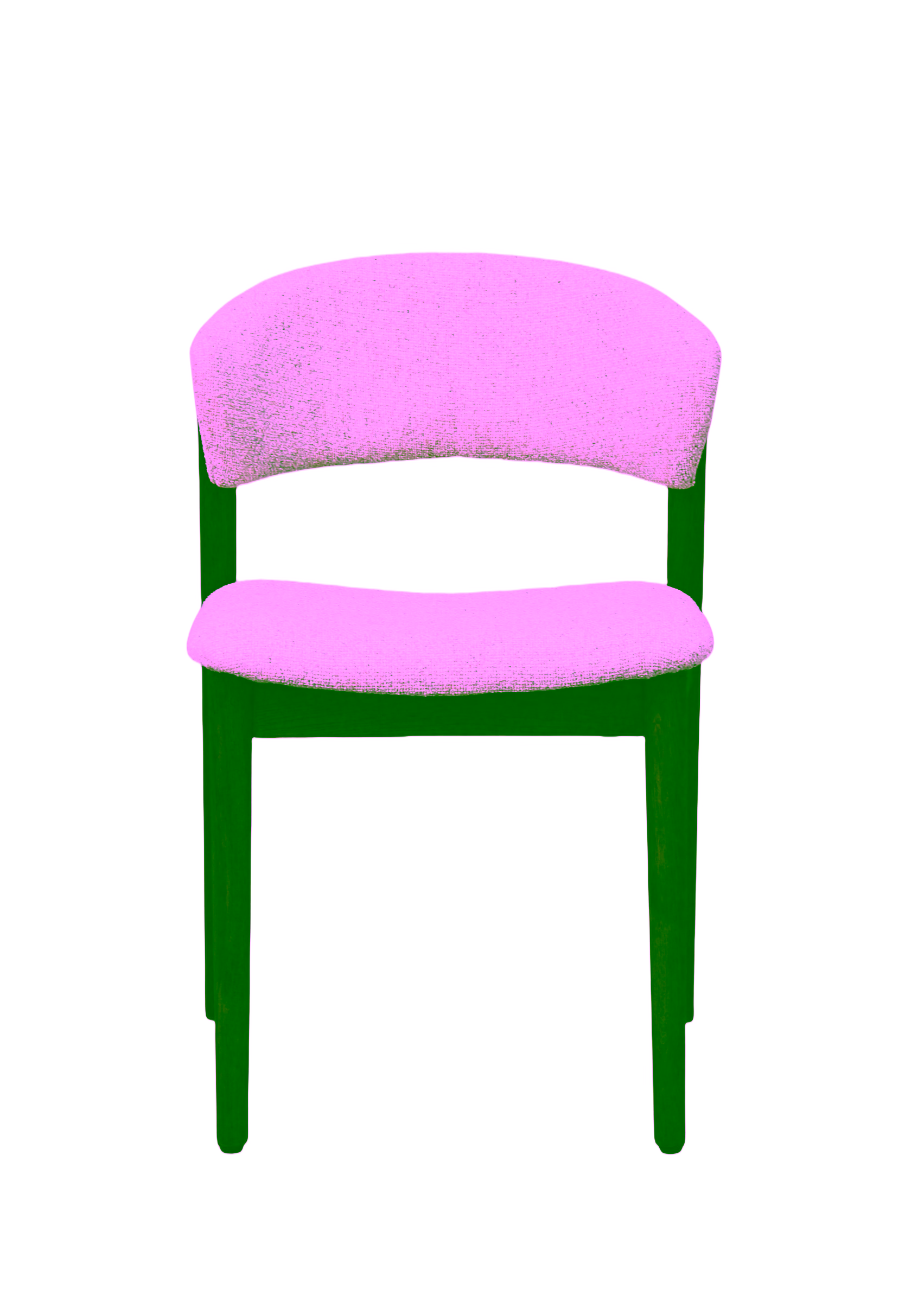 Niela Dining Chair, Smoked oak frame
