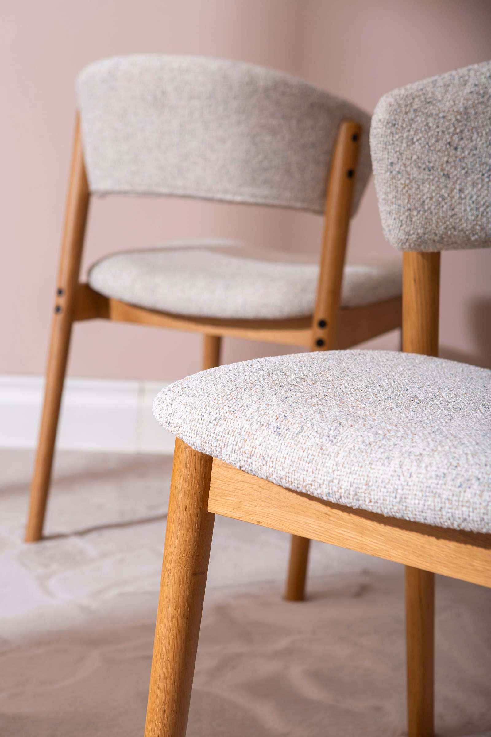 Niela Dining Chair, Natural oak frame image 7