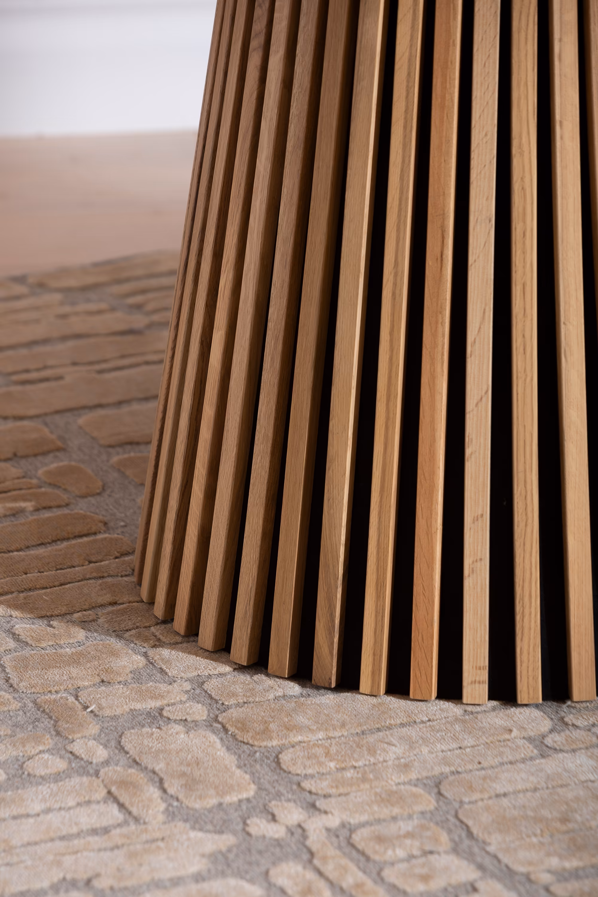 Metz Dining Table, Brown, Beige image 7