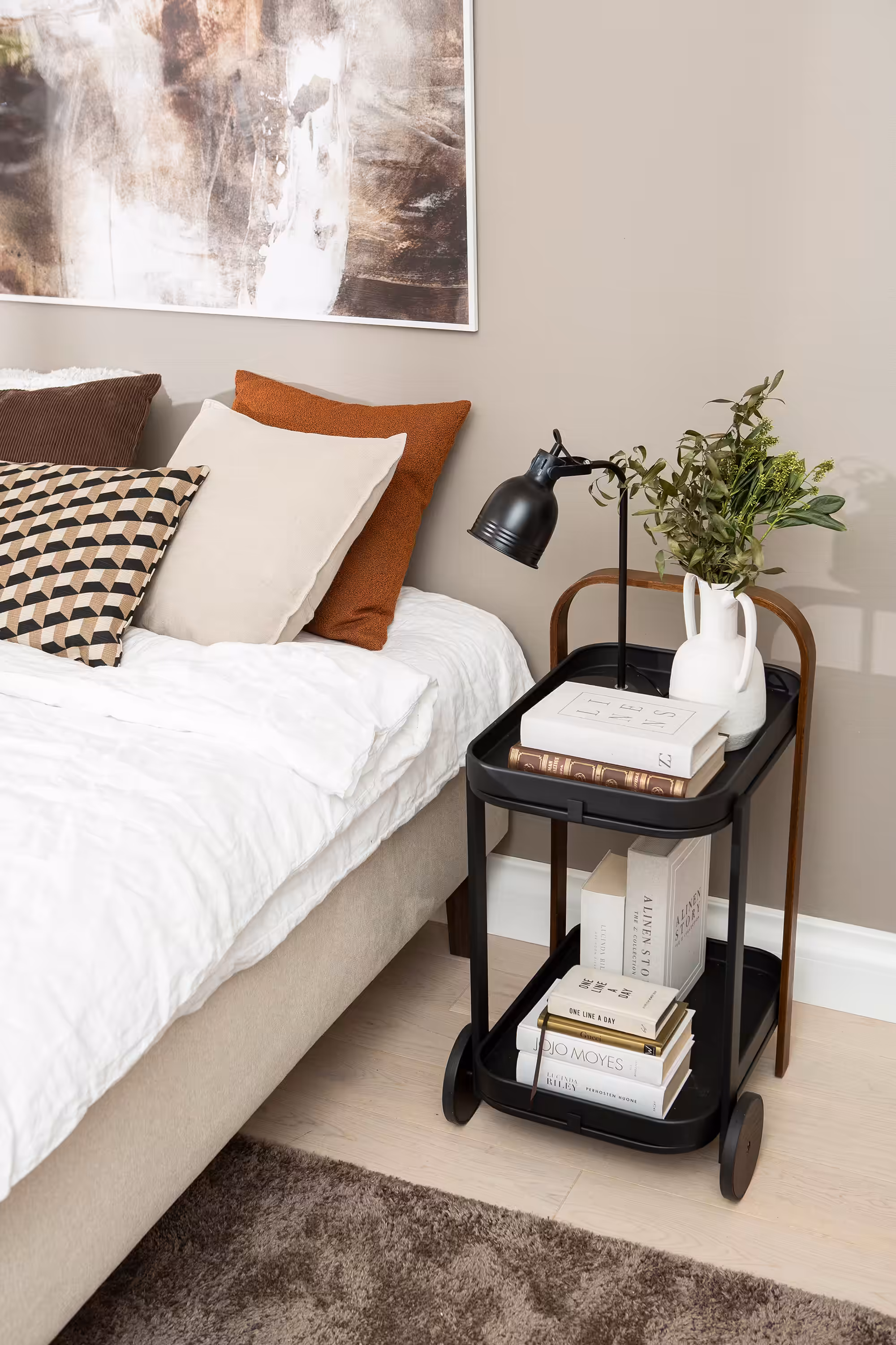 Moon Gold Divan Bed, Beige image 10