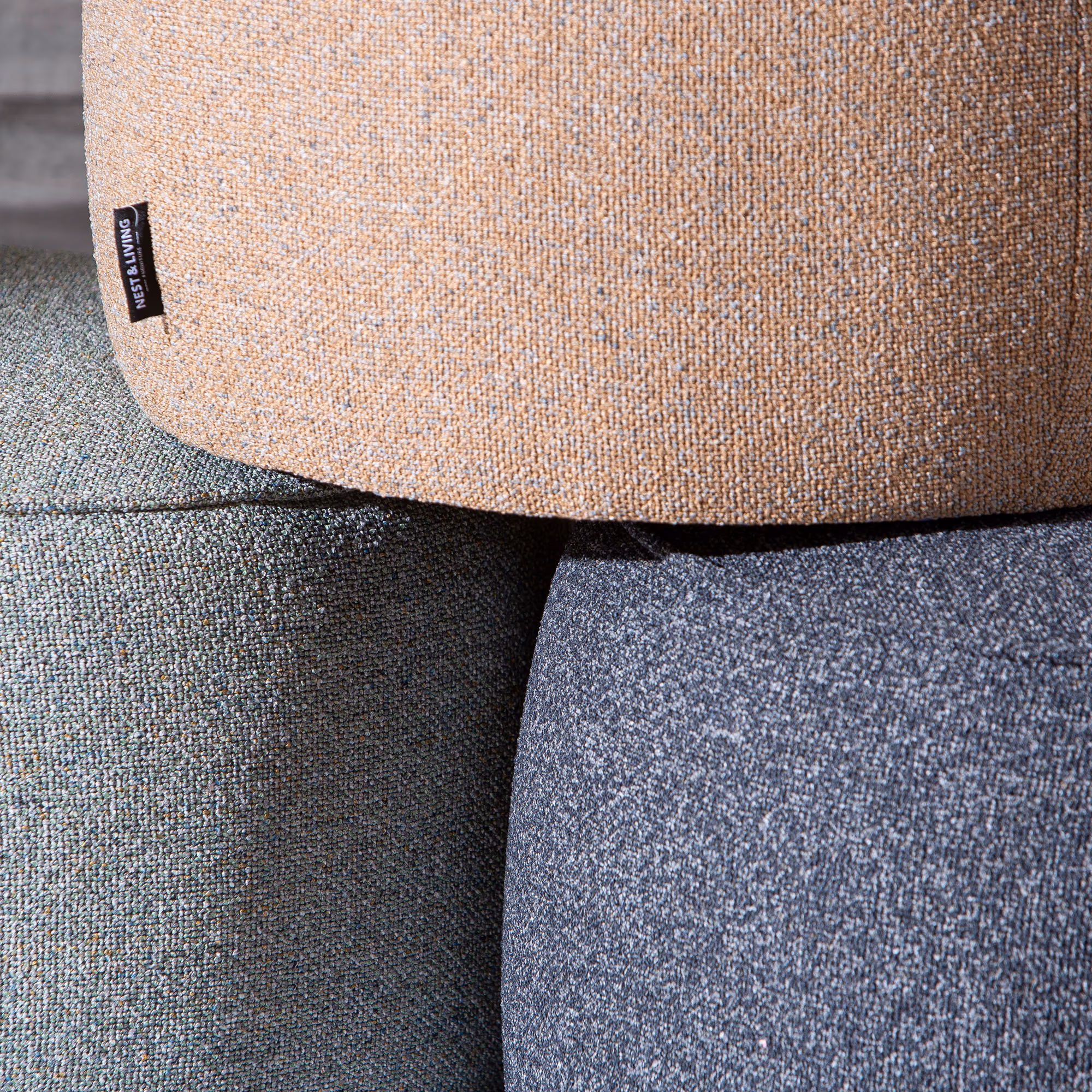 Haley Footstool, Brown image 2