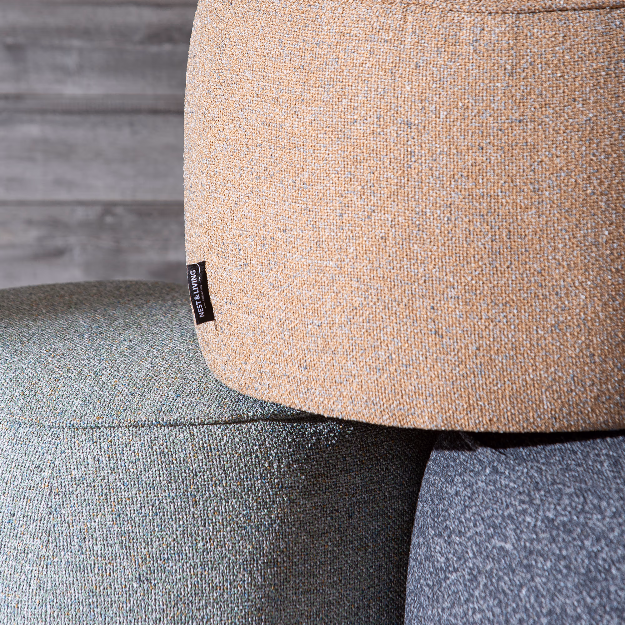 Haley Footstool, Brown image 3
