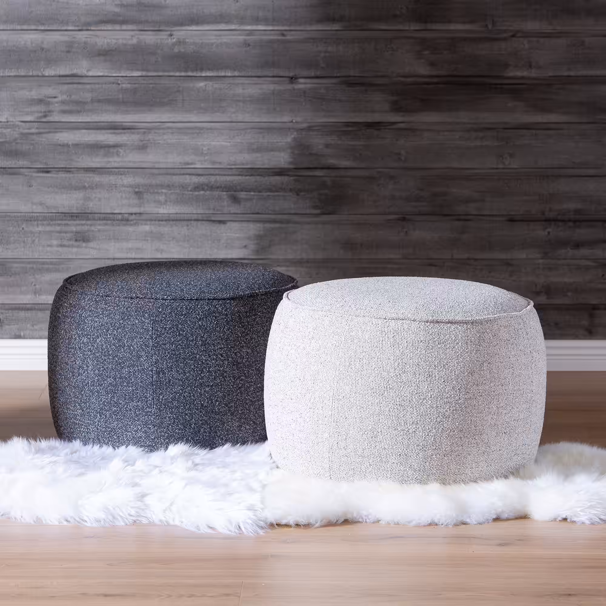 Haley Footstool, Grey image 2