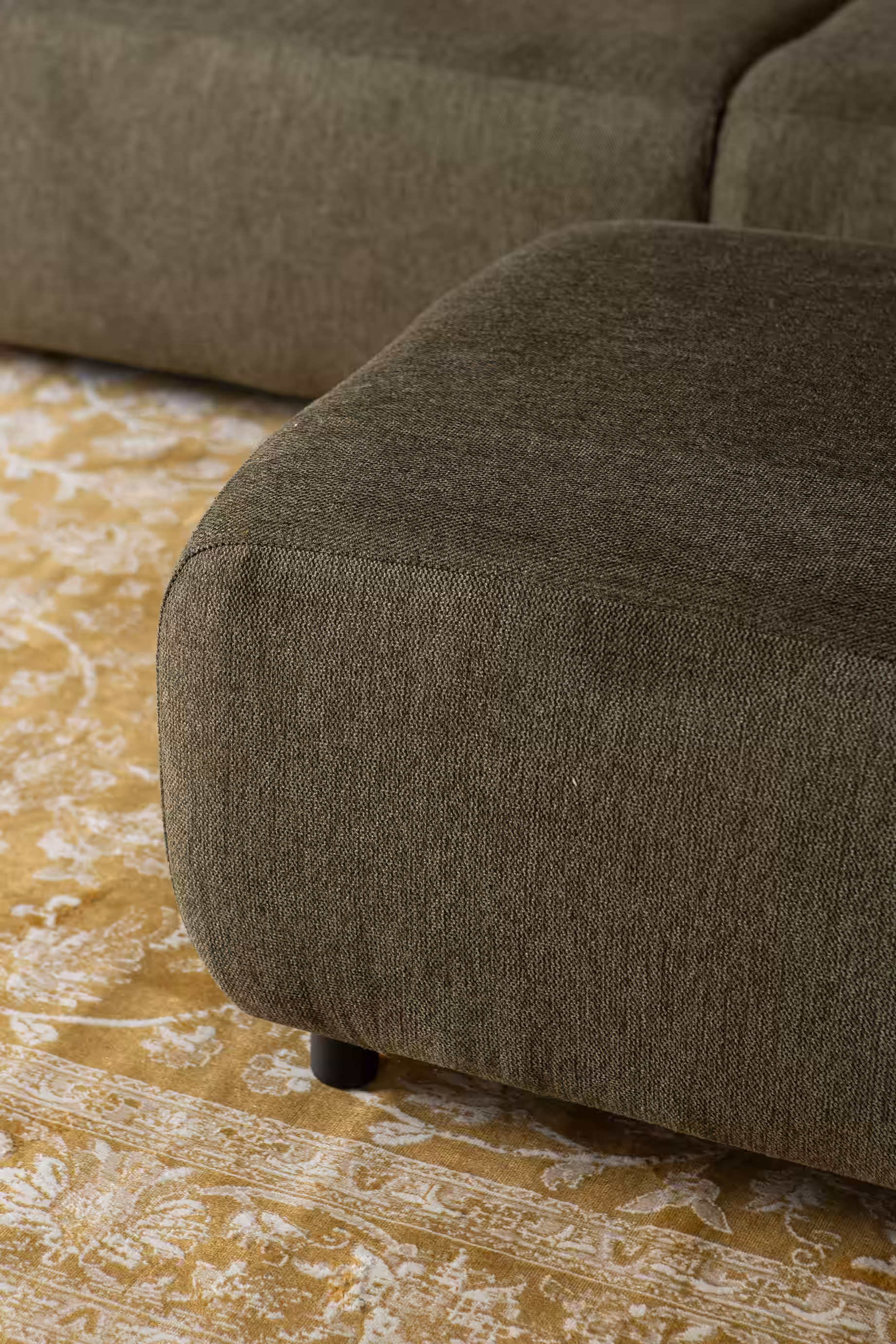 Lugo Footstool, Green image 3