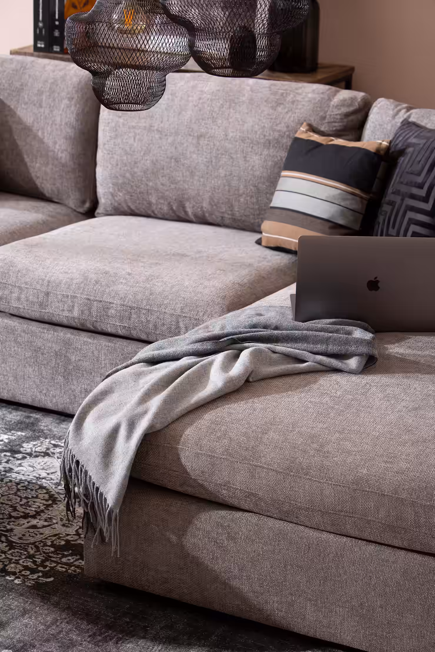 Heaven 4-Seater Sofa, Grey image 7