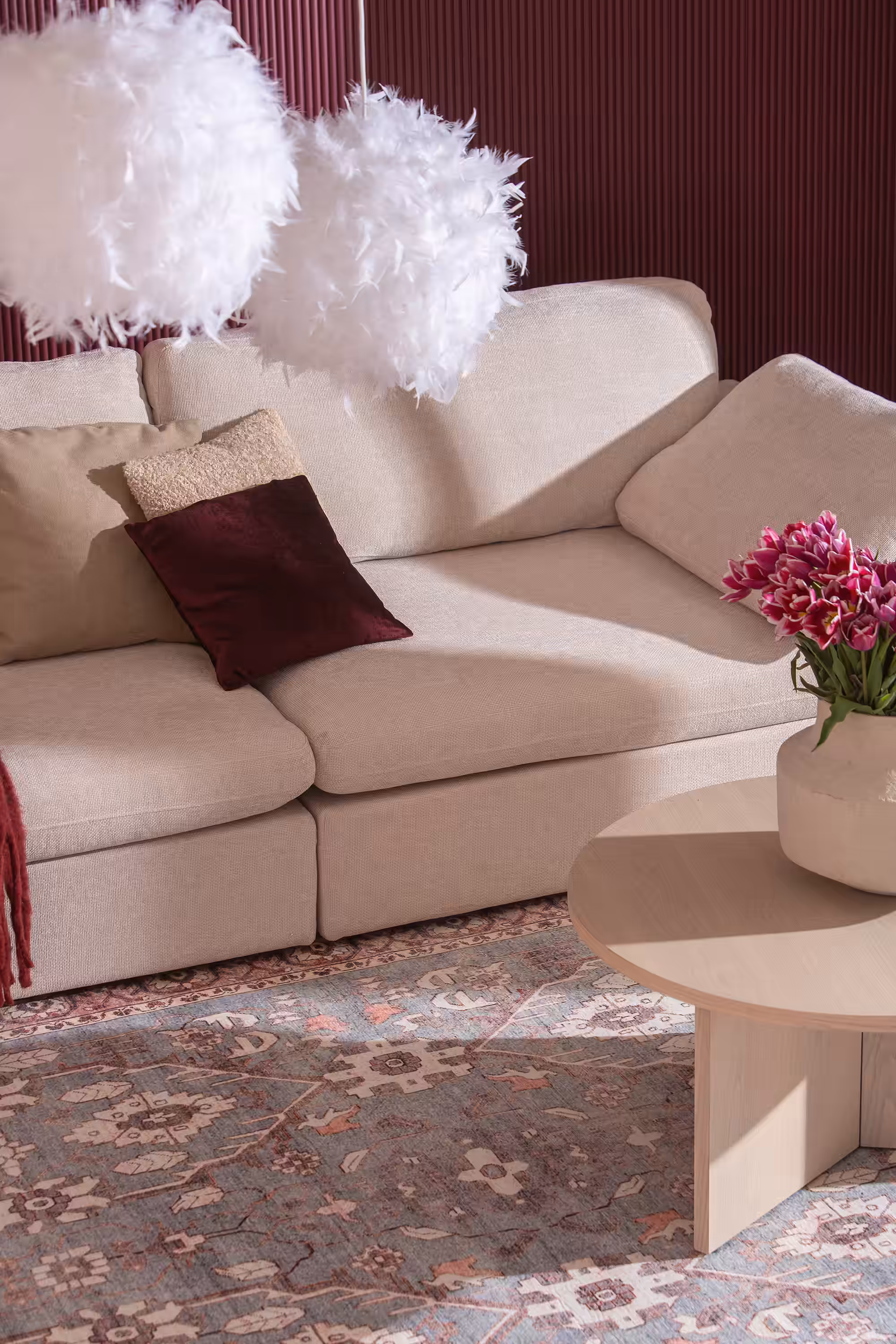 Heaven 4-Seater Sofa, Beige image 10