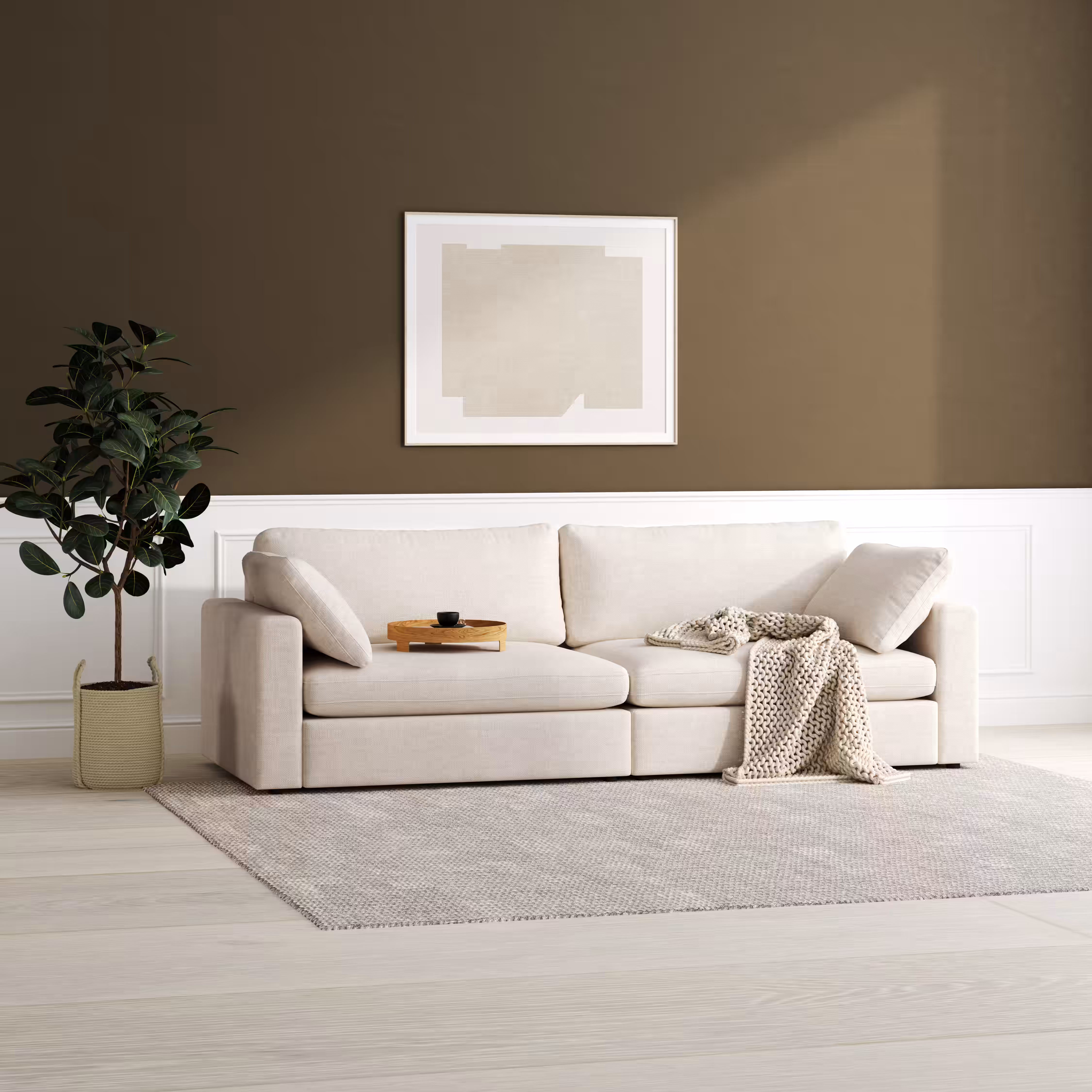 Heaven 4-Seater Sofa, Beige image 12