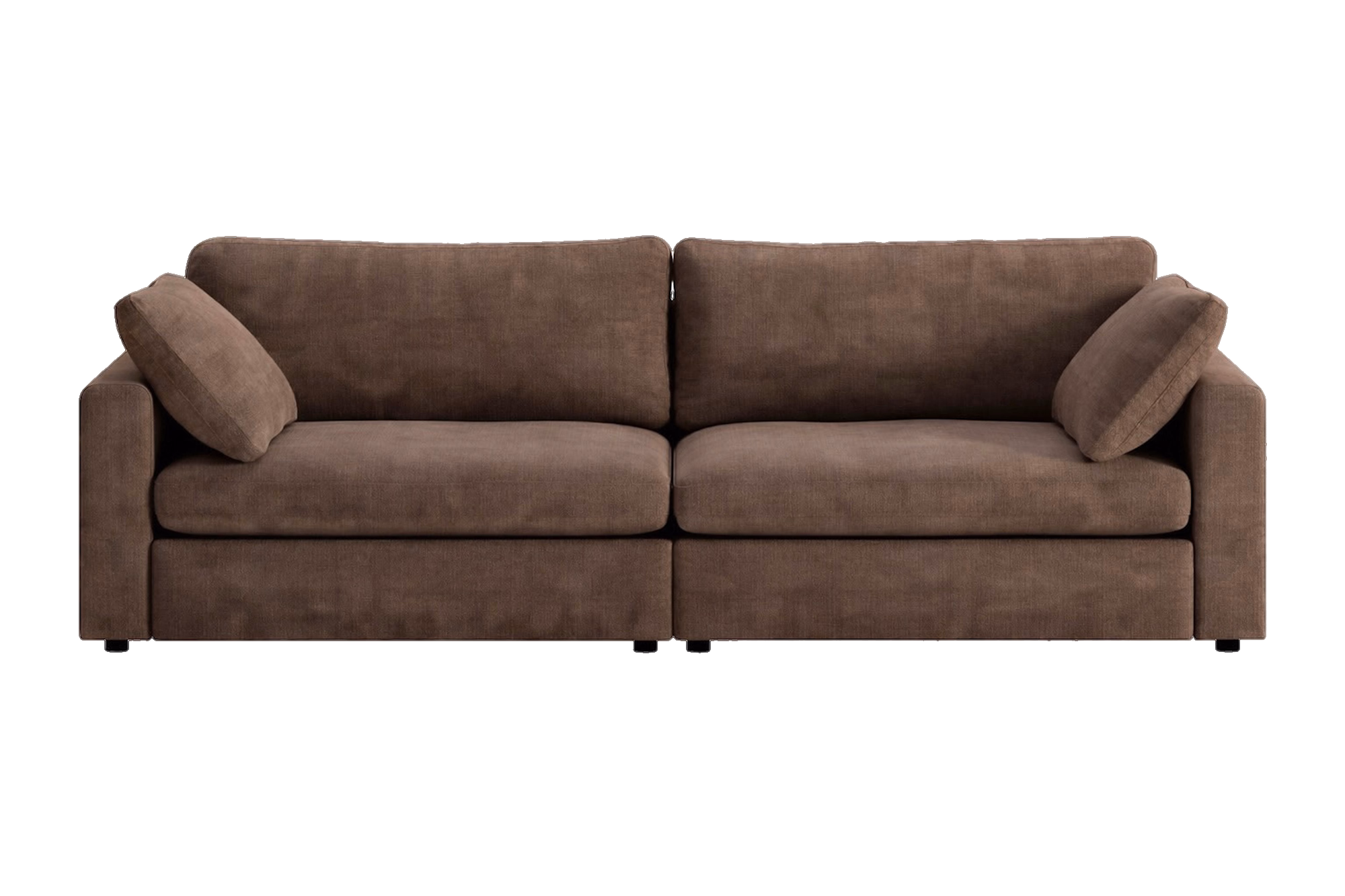 Heaven 4-Seater Sofa, Brown image 2