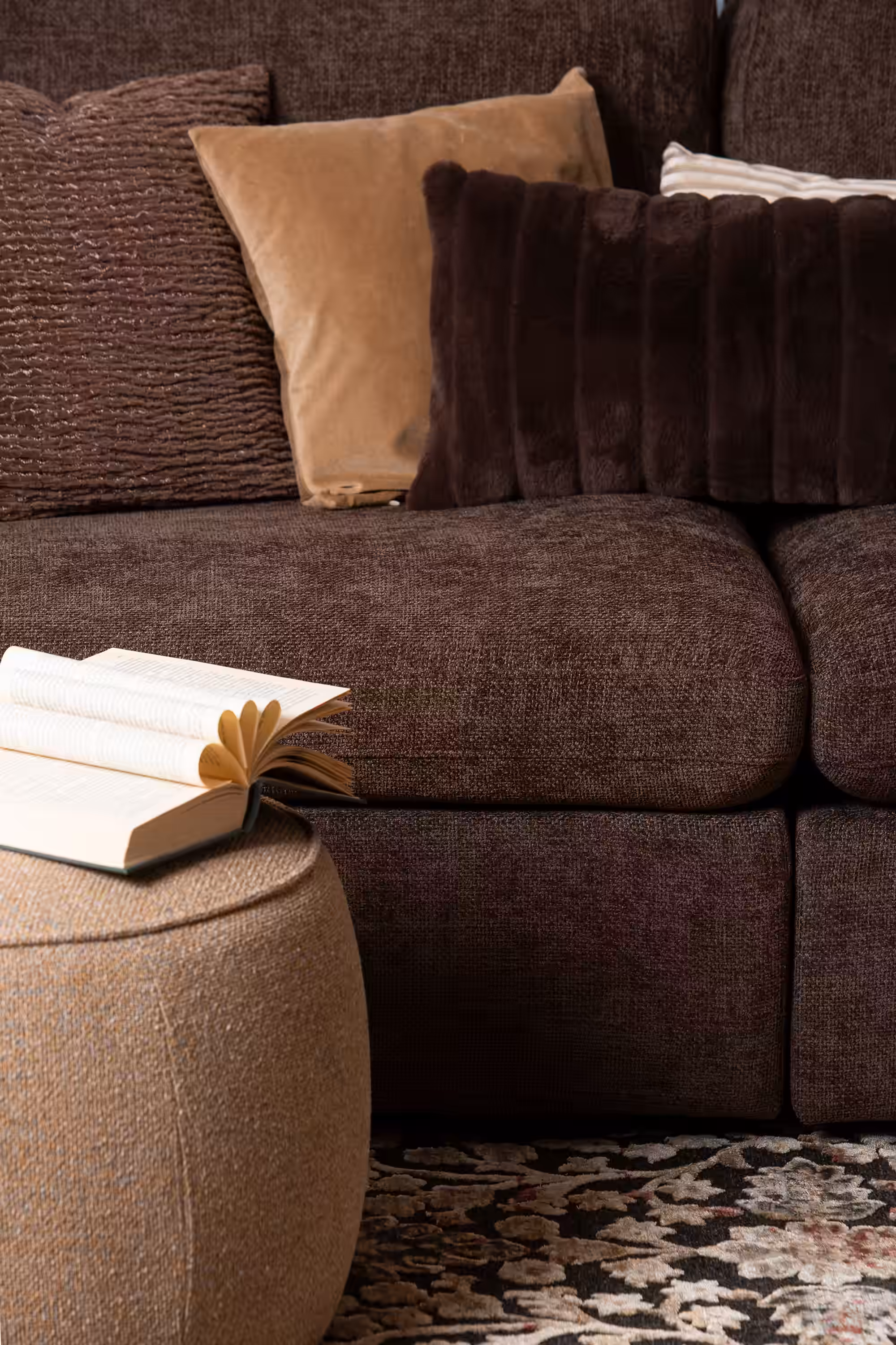 Heaven 4-Seater Sofa, Brown image 4