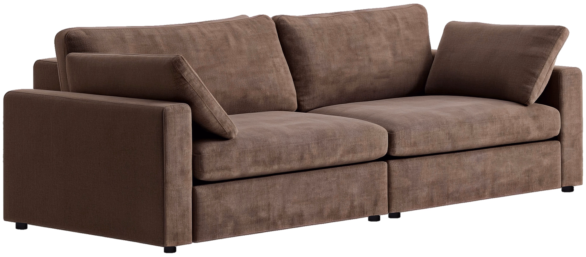 Heaven 4-Seater Sofa, Brown image 5