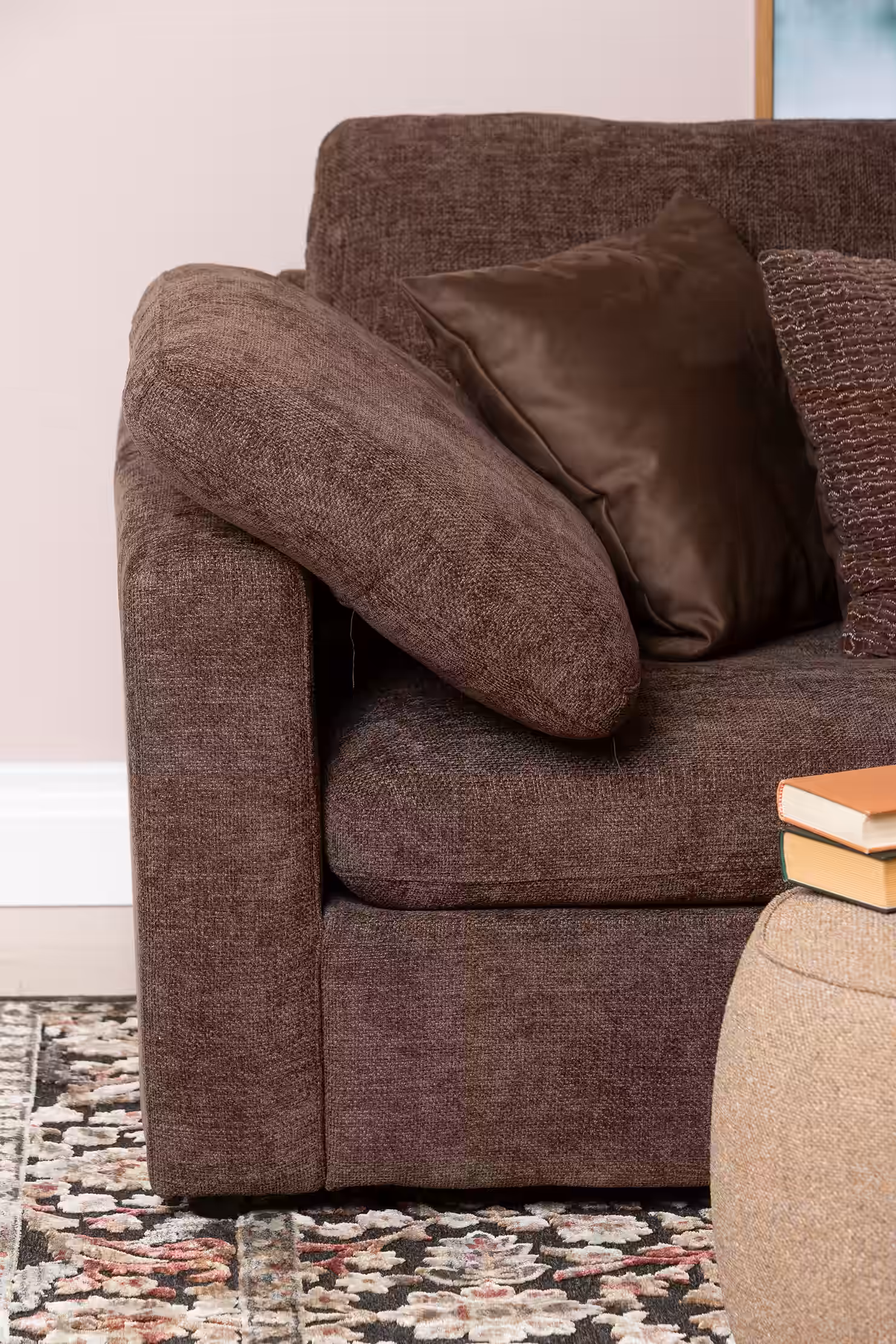 Heaven 4-Seater Sofa, Brown image 9
