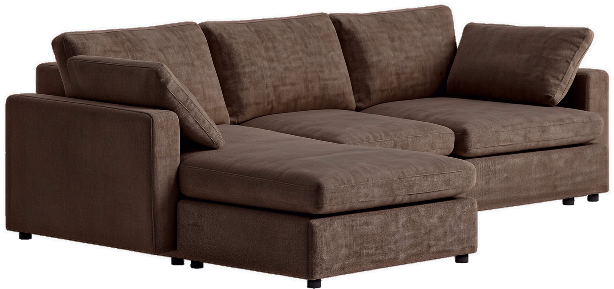 Heaven 4-Seater Sofa, Brown image 6