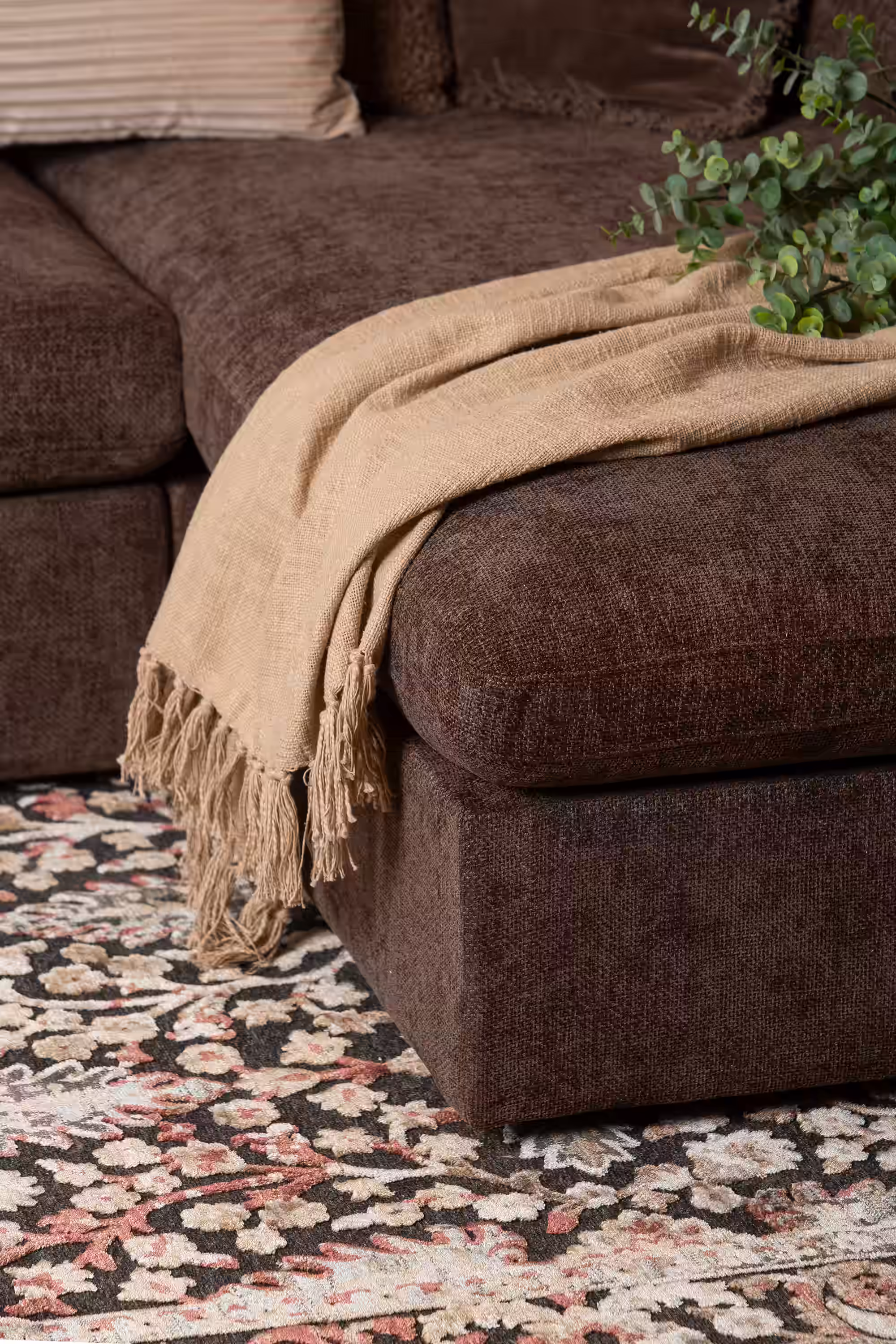 Heaven 4-Seater Sofa, Brown image 9