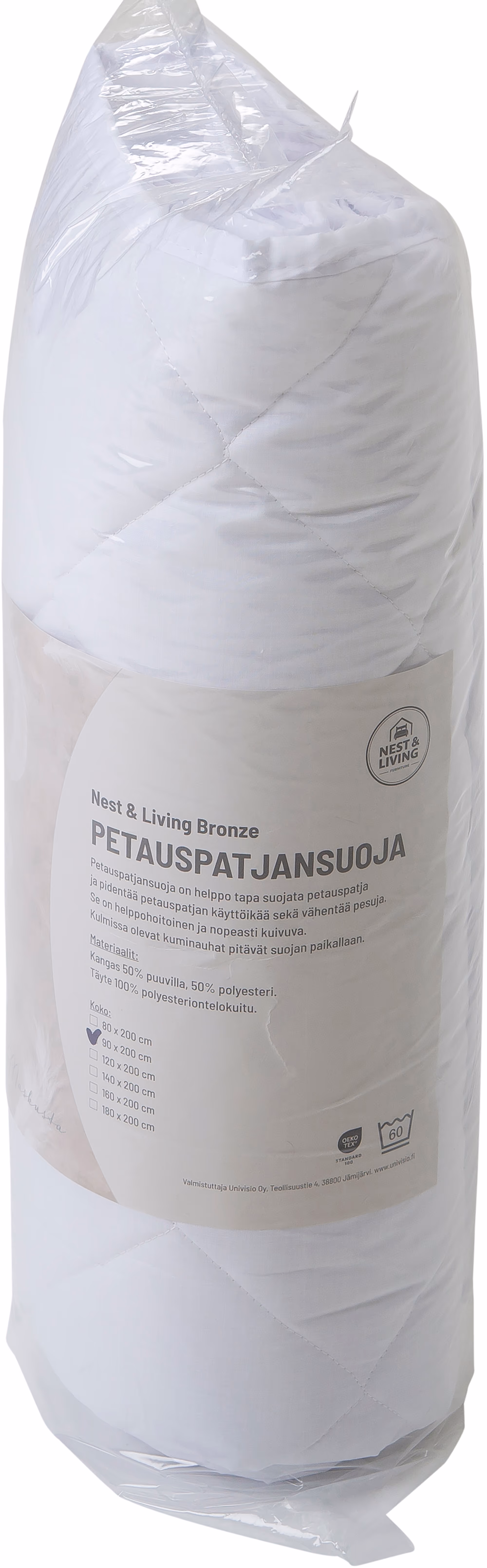 Nest & Living Mattress Protector, White image 7