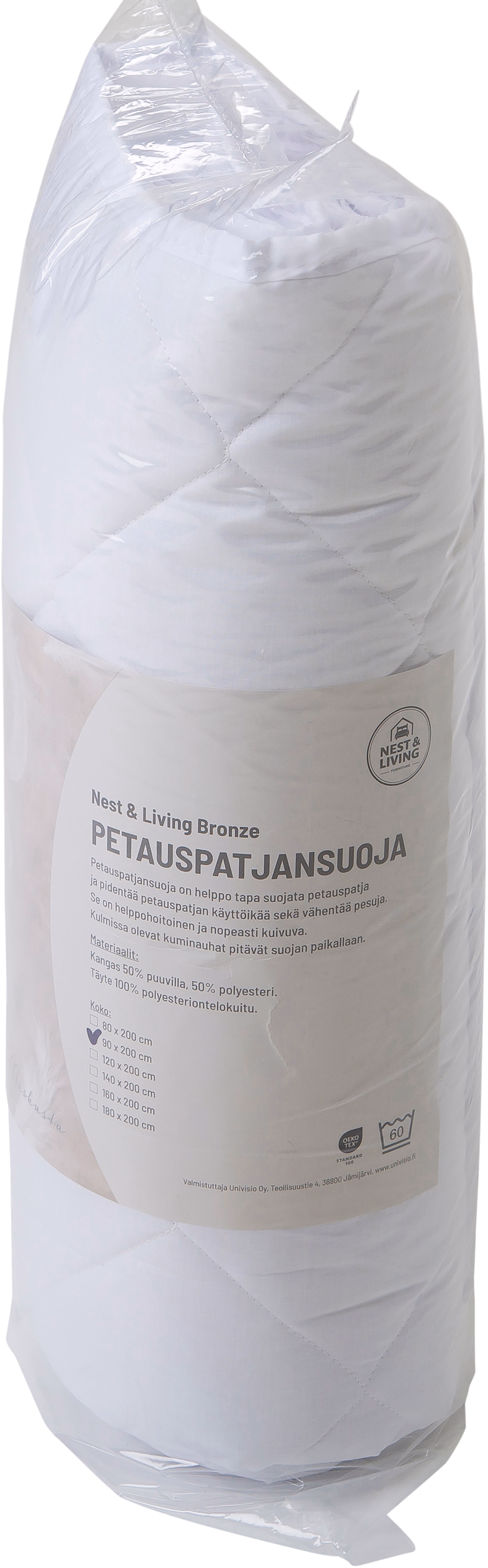 Nest & Living Mattress Protector, White image 2